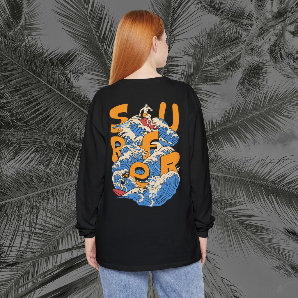 Ocean Motion - (UNISEX) Long Sleeve T-Shirt - Aliento de Vida