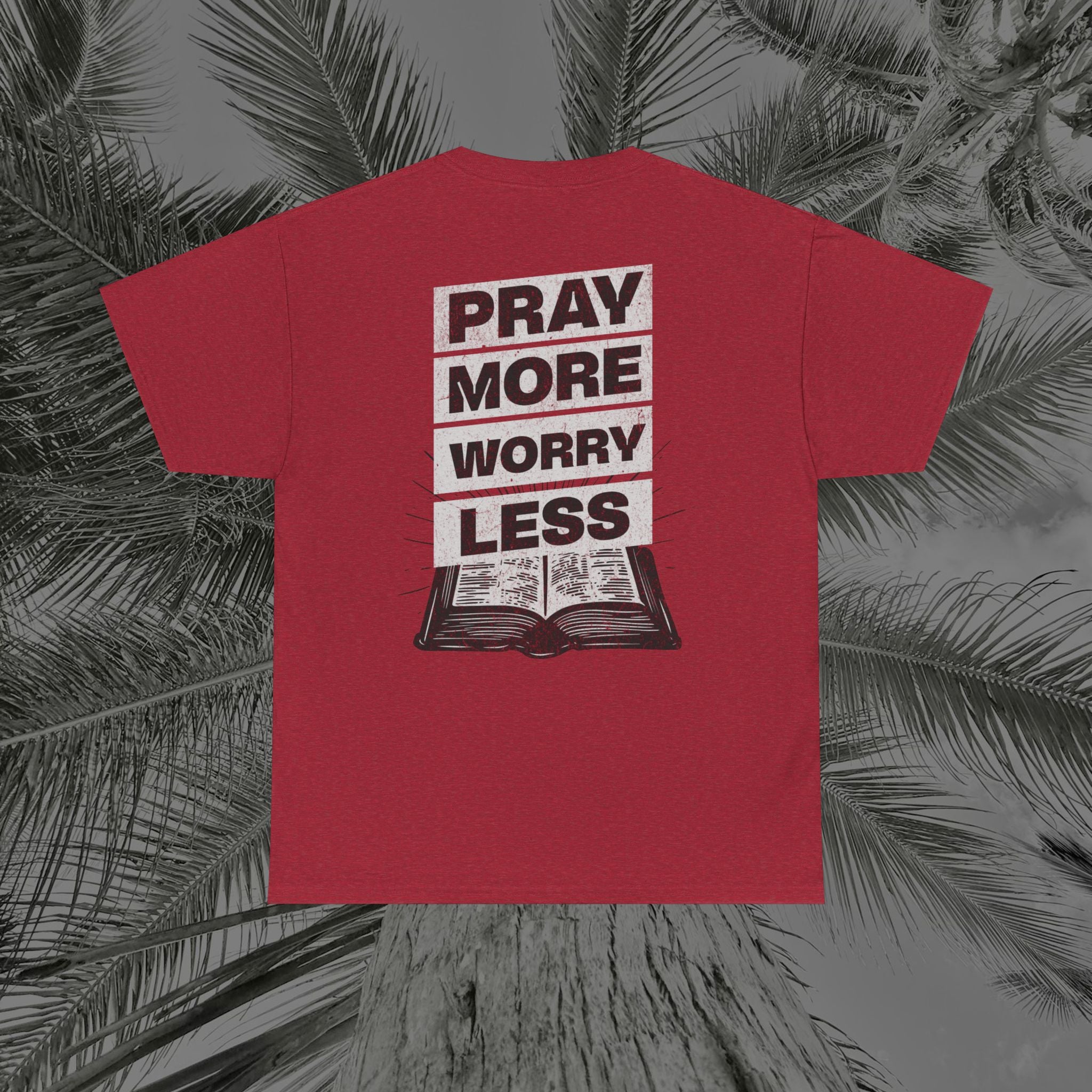 Peace Through Prayer - (UNISEX) Heavy Cotton Tee - Aliento De Vida