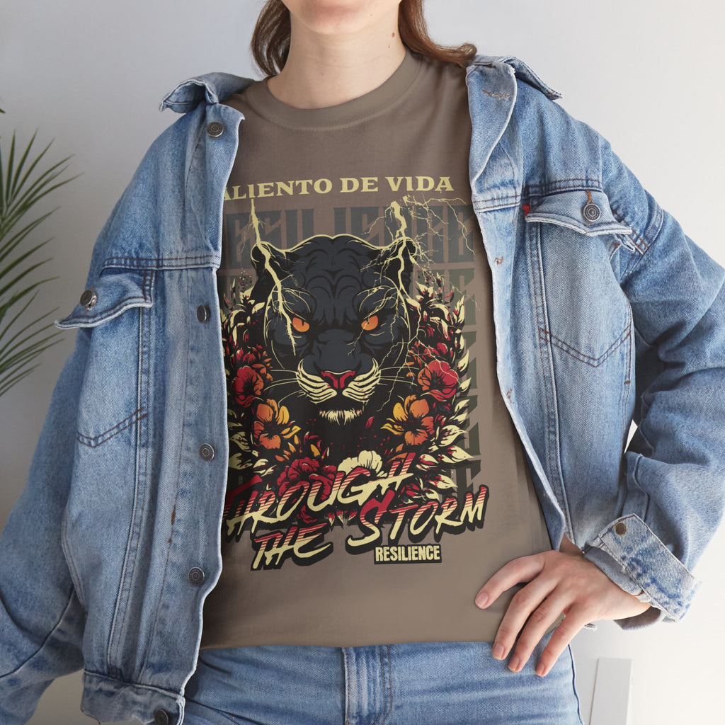 Rise of the Panther - (UNISEX) Heavy Cotton Tee - Aliento De Vida