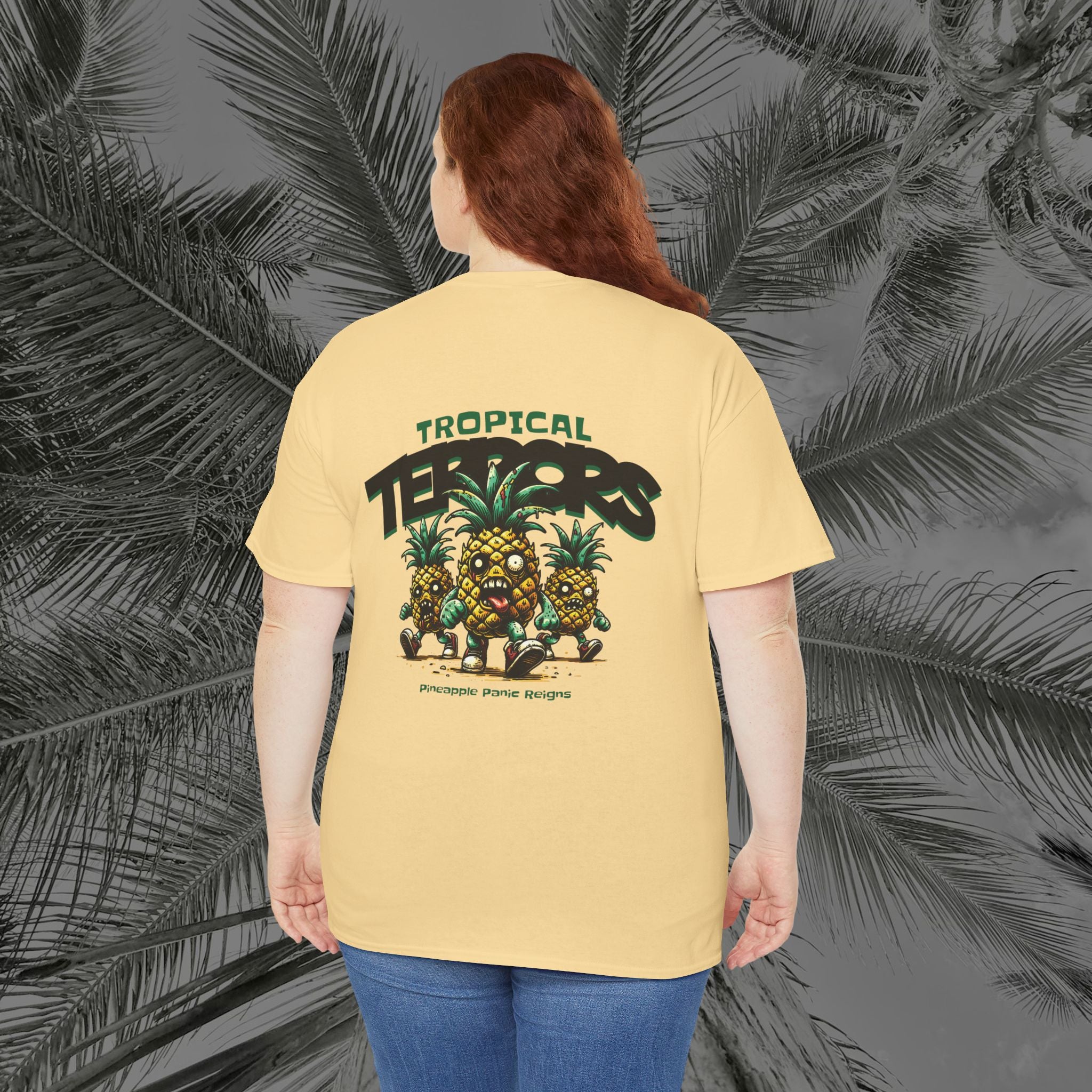Tropical Terrors - (UNISEX) Heavy Cotton T-Shirt - Aliento De Vida