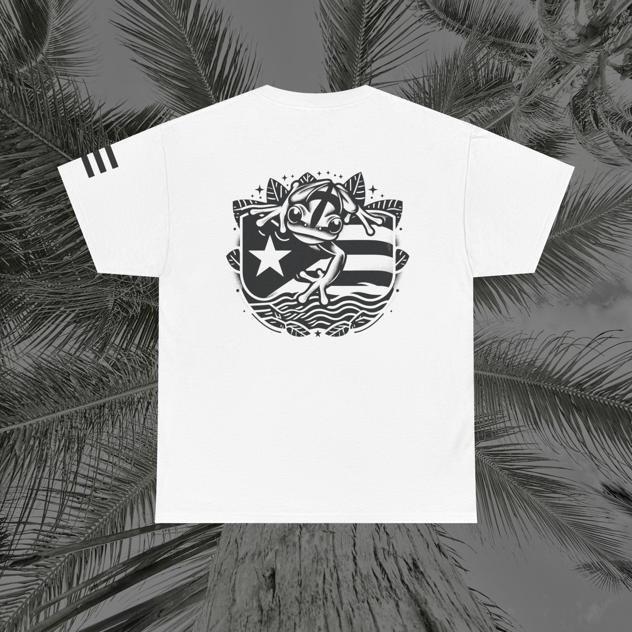 Frog Of The Island - PR COLLECTION - (UNISEX) Heavy Cotton Tee - Aliento De Vida