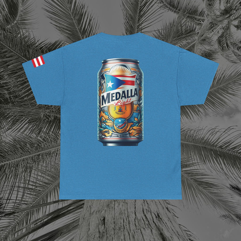 Crack Open A Unique Medalla - PR COLLECTION - (UNISEX) Heavy Cotton Tee - Aliento De Vida