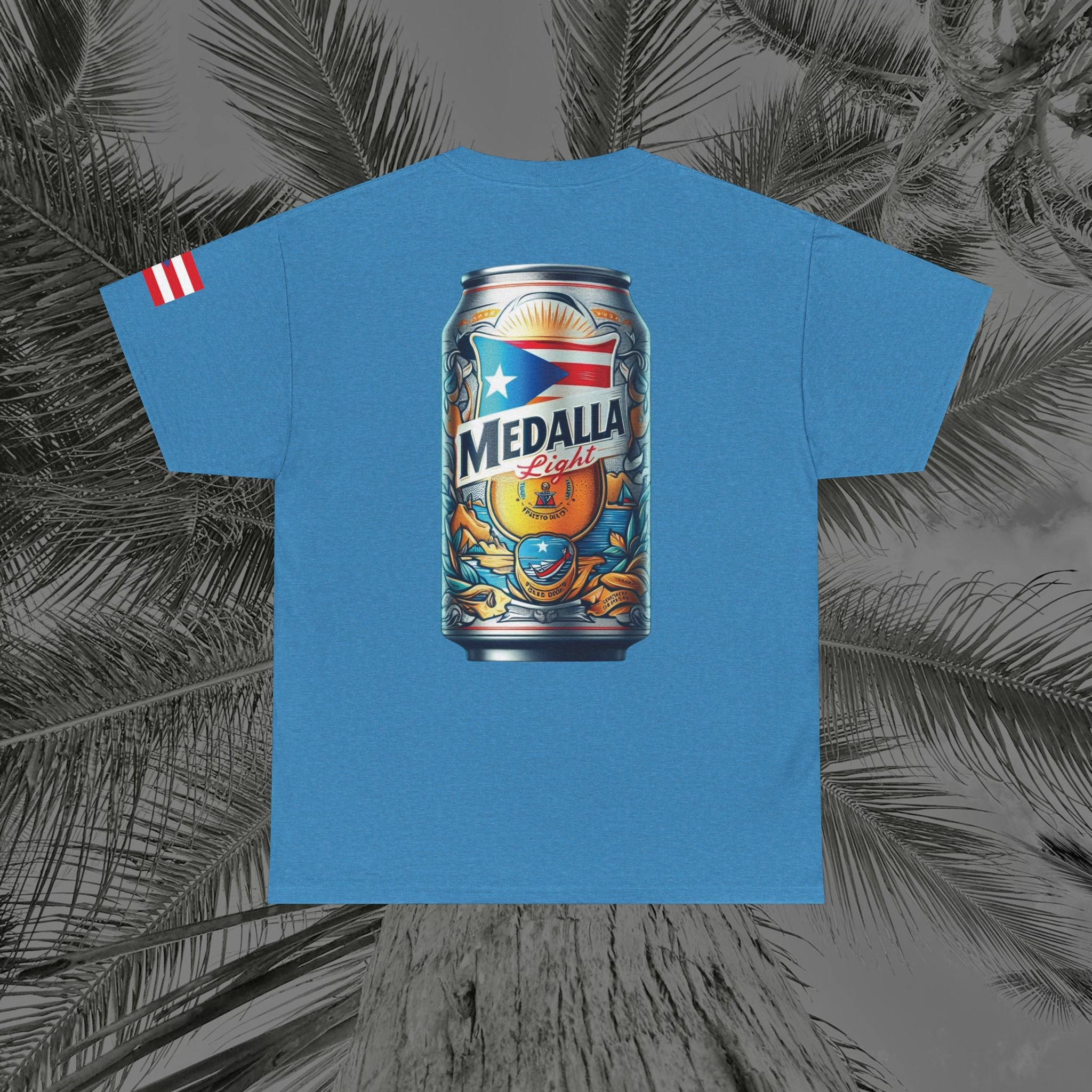 Crack Open A Unique Medalla - PR COLLECTION - (UNISEX) Heavy Cotton Tee - Aliento De Vida