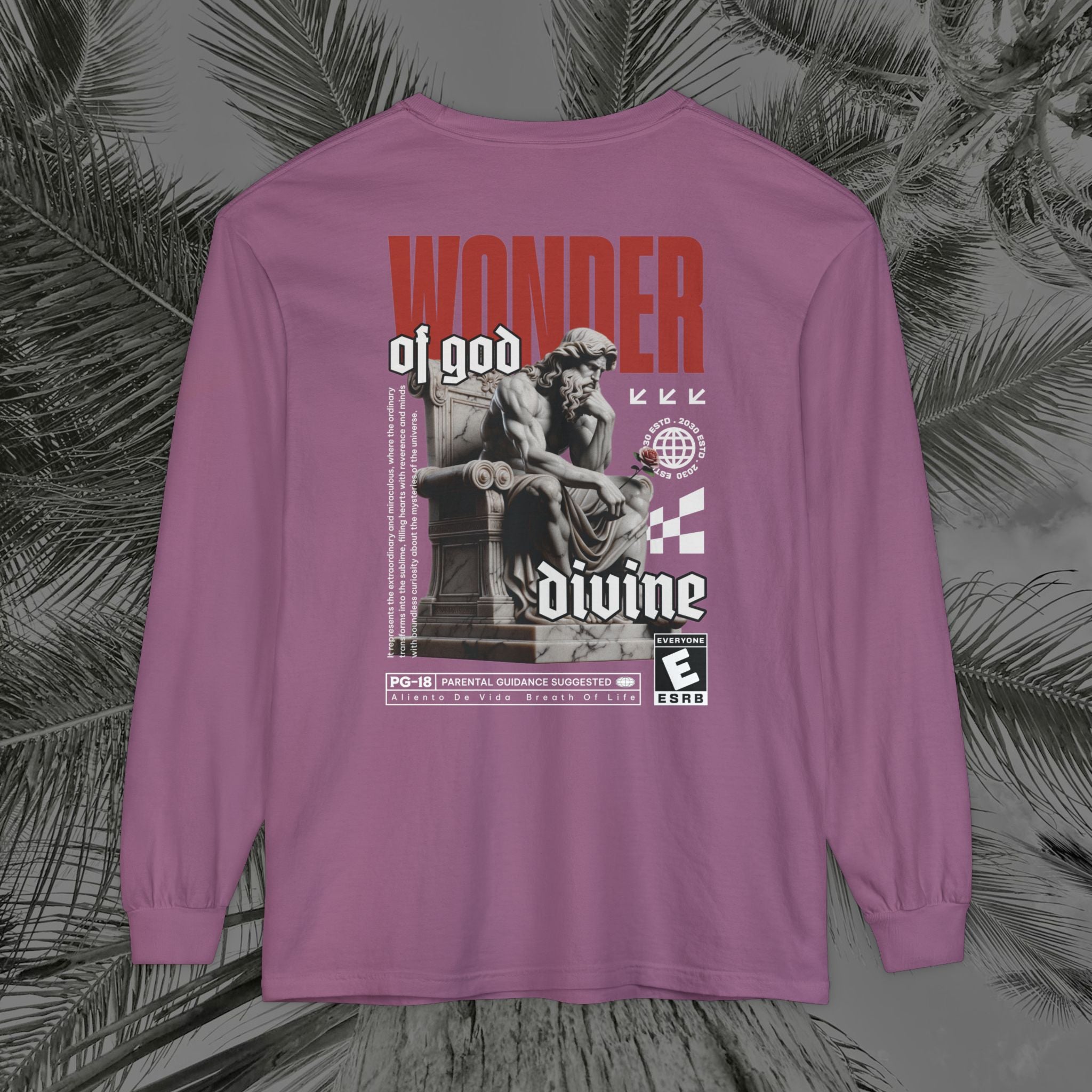 Throne of the Divine - (UNISEX) Long Sleeve Shirt - Aliento De Vida