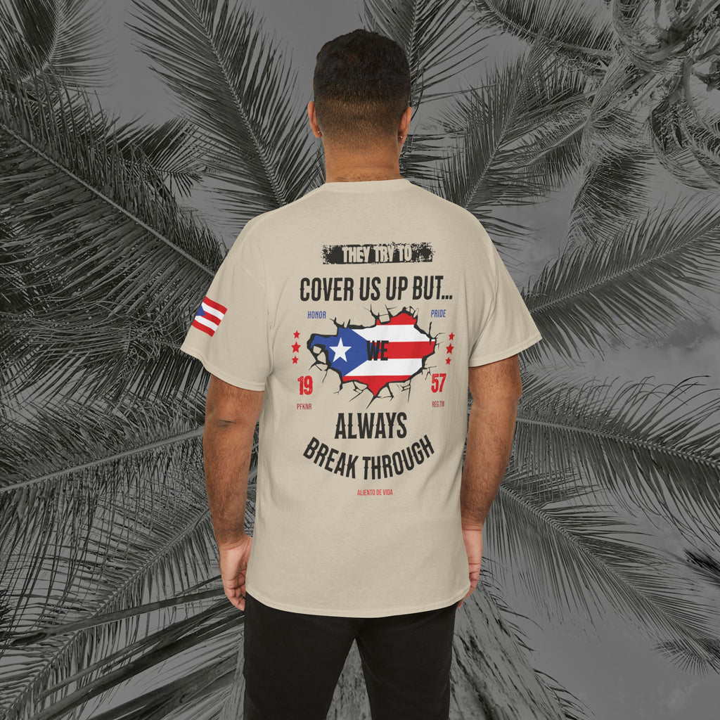 WE ARE PUERTO RICAN - PR COLLECTION - (UNISEX) Heavy Cotton Tee - Aliento De Vida