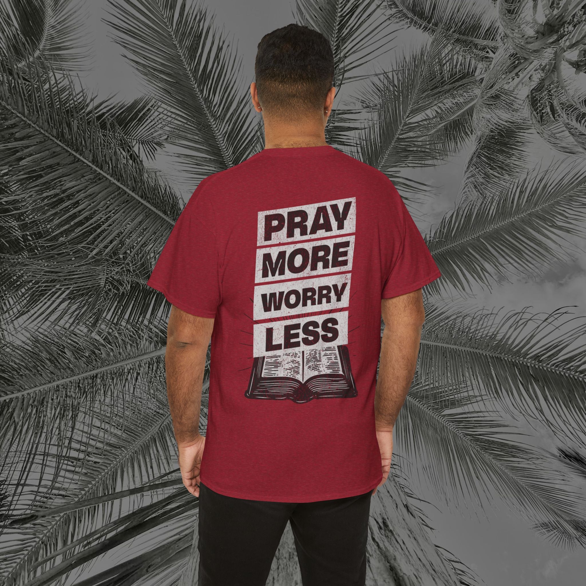 Peace Through Prayer - (UNISEX) Heavy Cotton Tee - Aliento De Vida