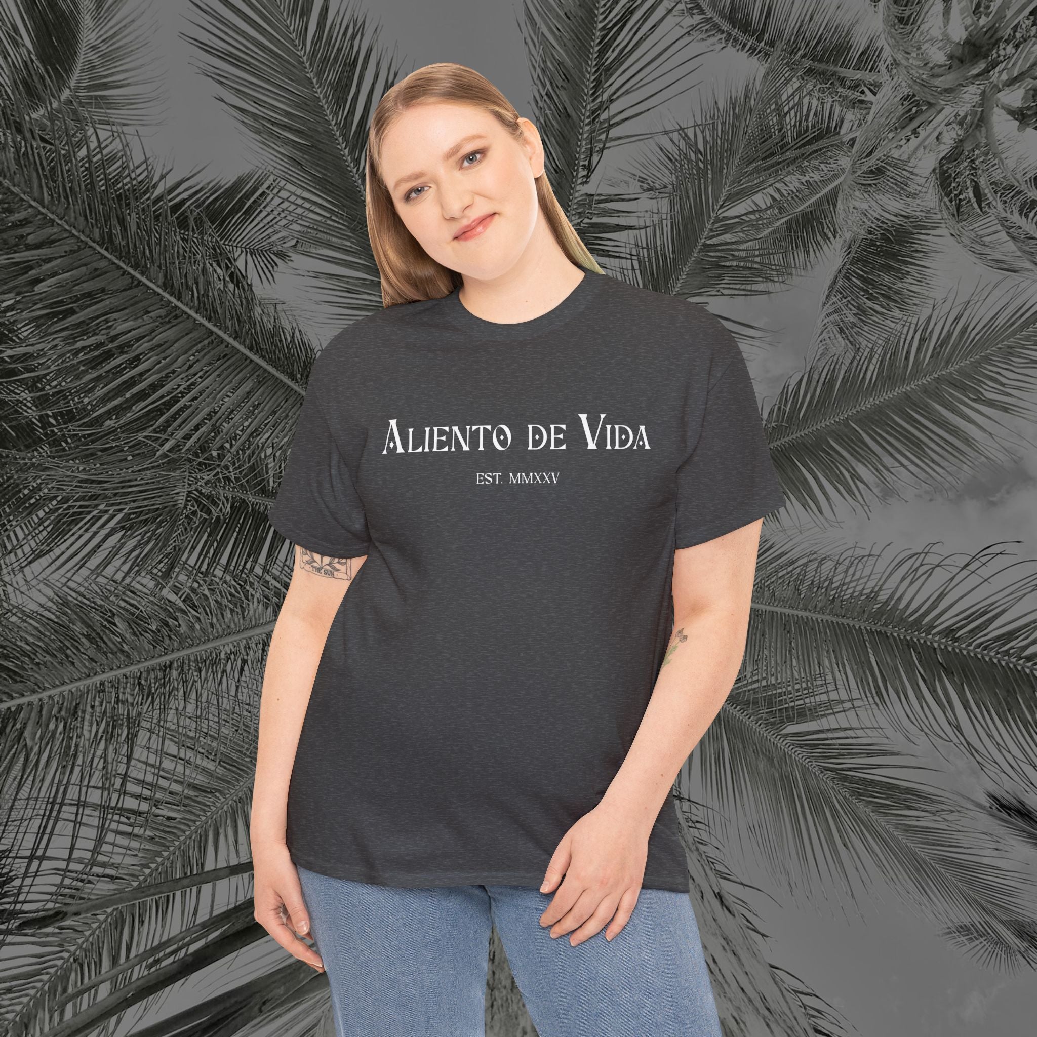 Beach, Please—I’m Dead - (UNISEX) Heavy Cotton T-Shirt - Aliento De Vida