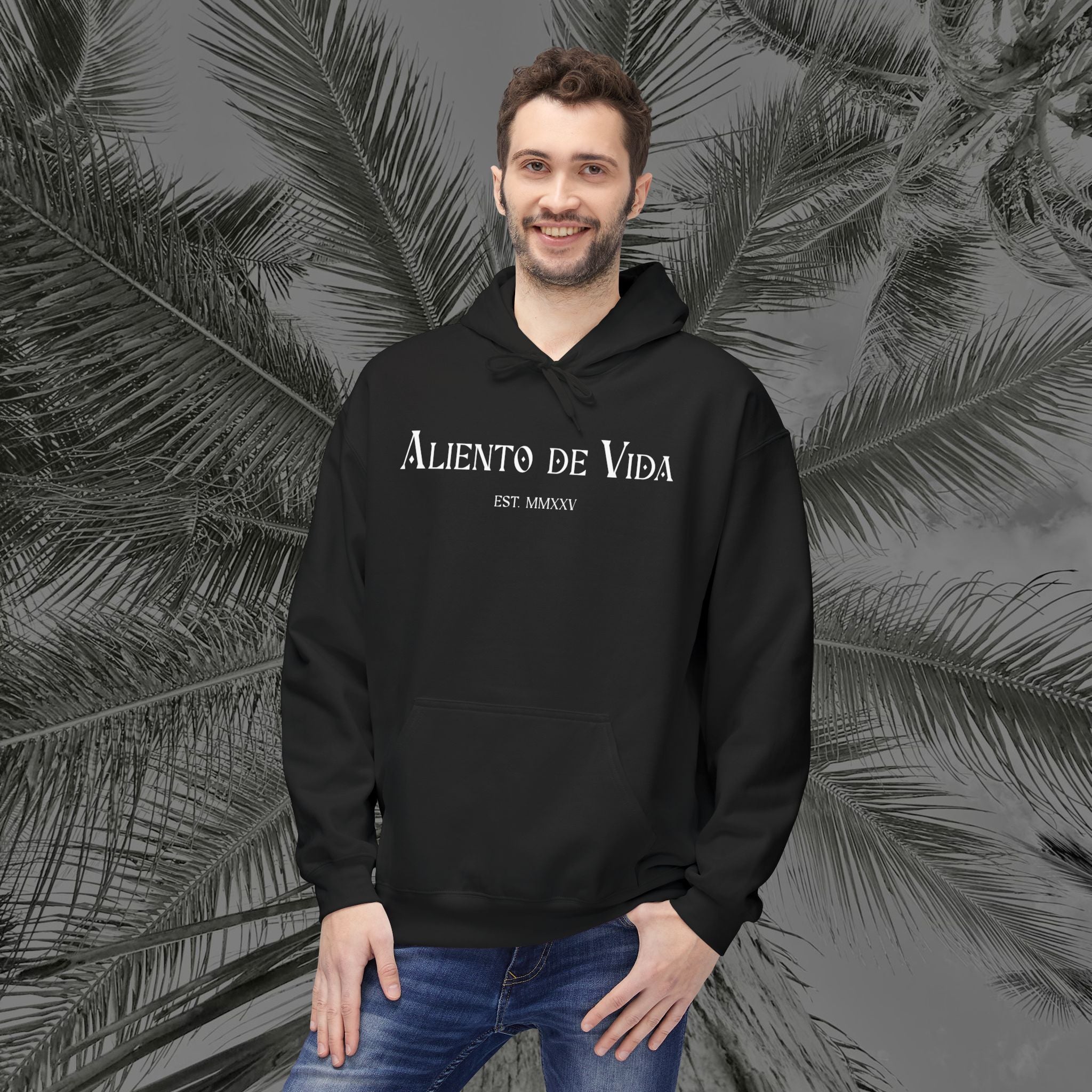 Throne of the Divine - (UNISEX) Midweight Fleece Hoodie - Aliento De Vida