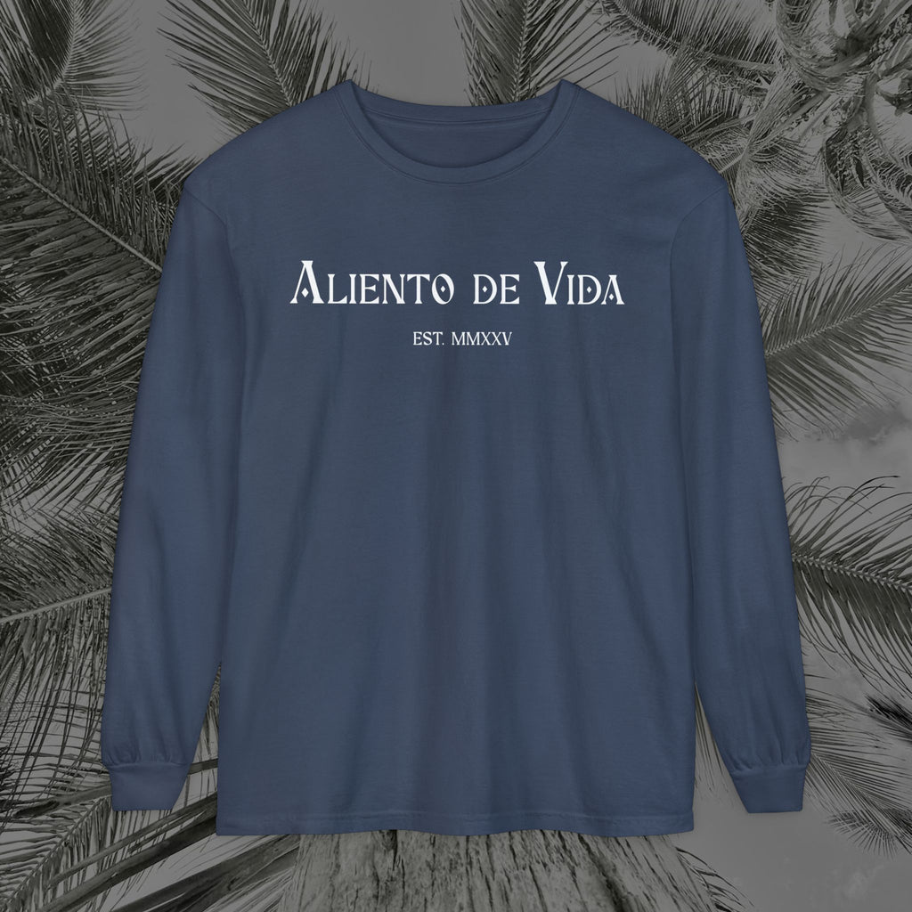 Resting Beach Face - (UNISEX) Long Sleeve Shirt - Aliento De Vida
