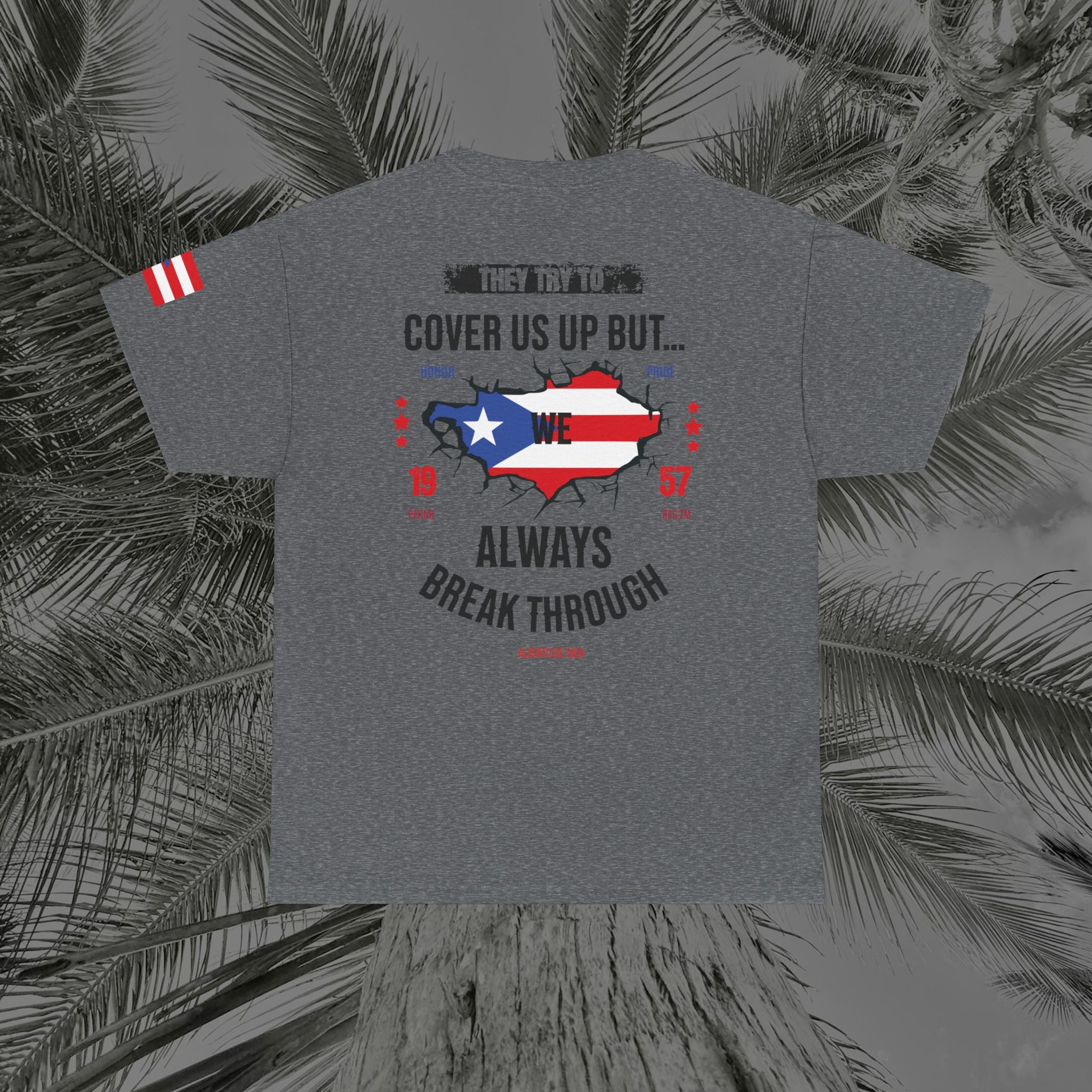 WE ARE PUERTO RICAN - PR COLLECTION - (UNISEX) Heavy Cotton Tee - Aliento De Vida