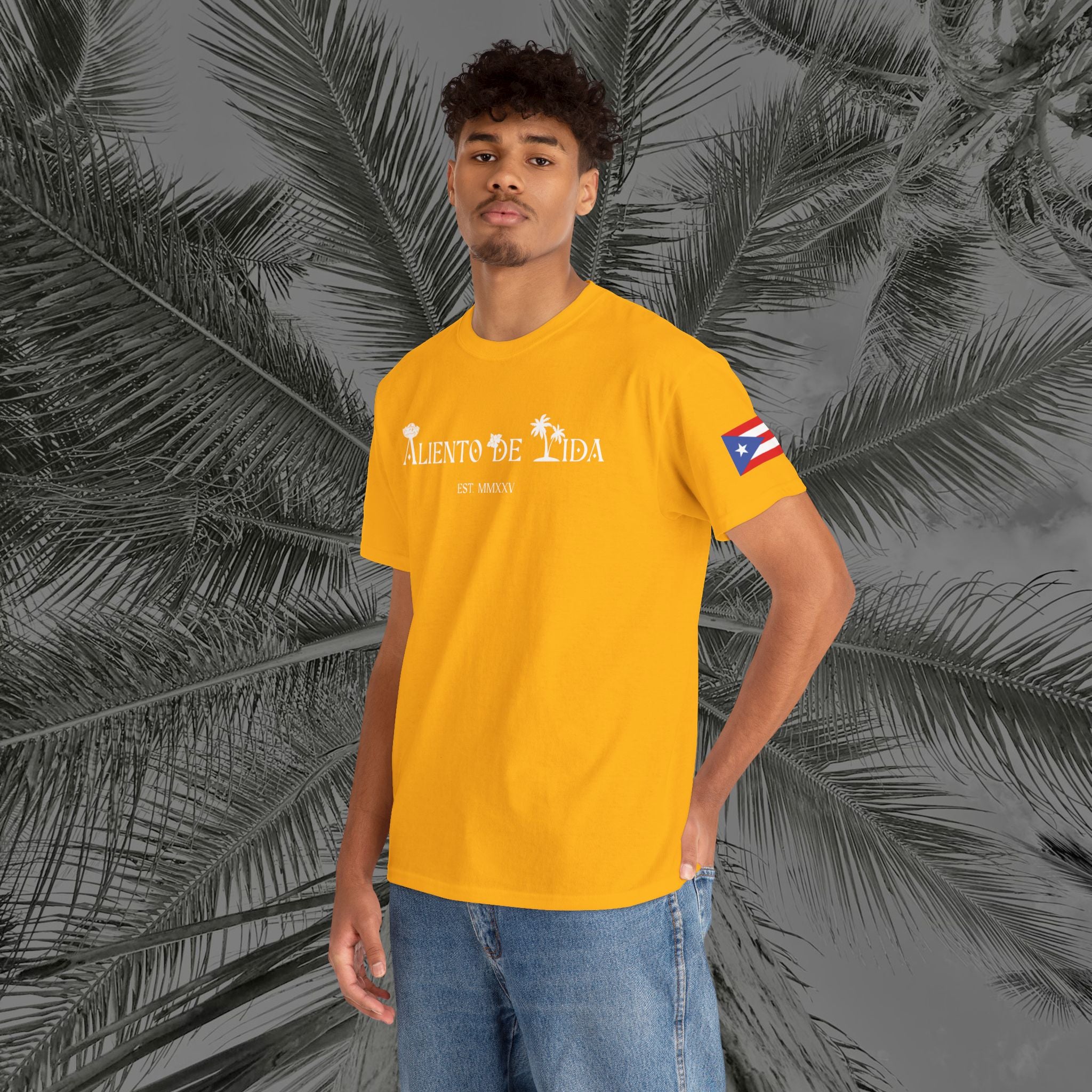 Crack Open A Unique Medalla - PR COLLECTION - (UNISEX) Heavy Cotton Tee - Aliento De Vida