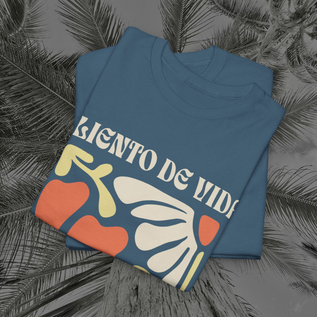 One Breath, Infinite Bloom - (UNISEX) Heavy Cotton T-Shirt - Aliento De Vida