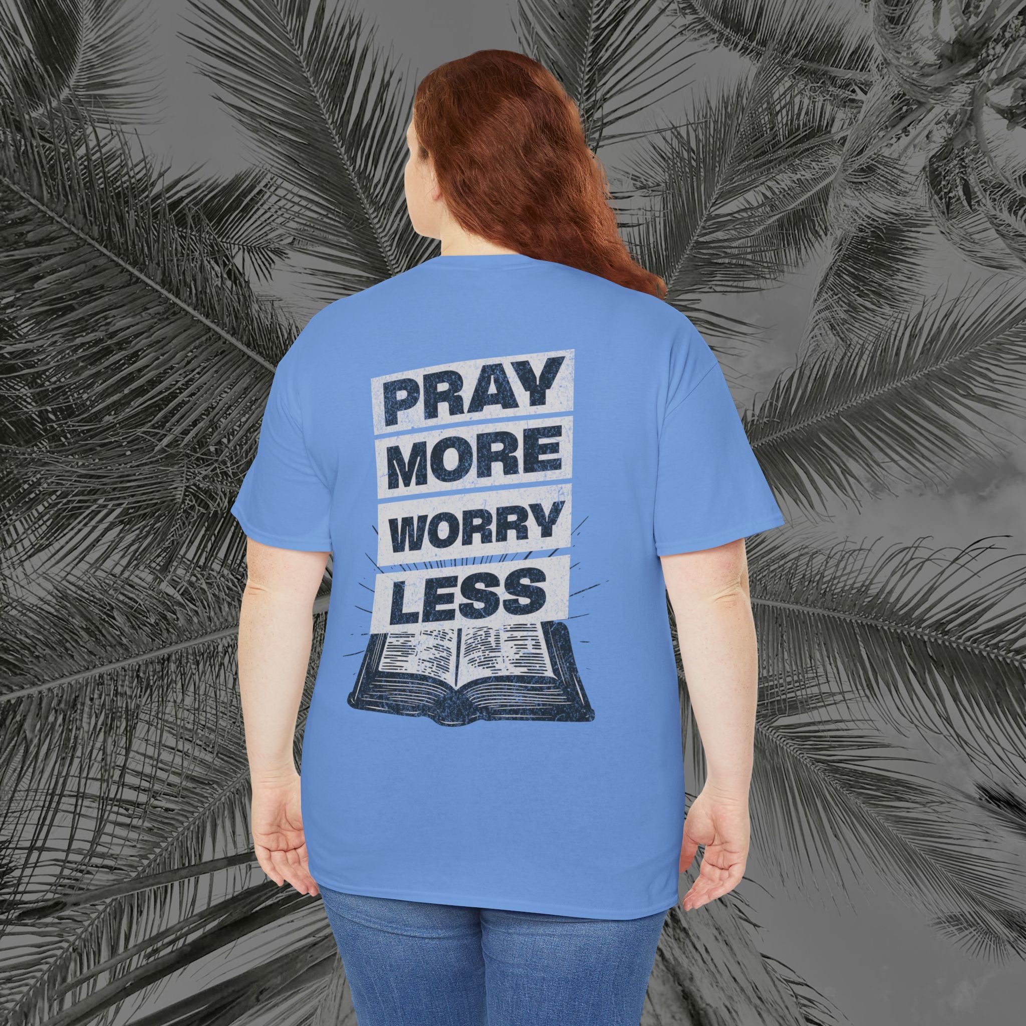 Peace Through Prayer - (UNISEX) Heavy Cotton Tee - Aliento De Vida