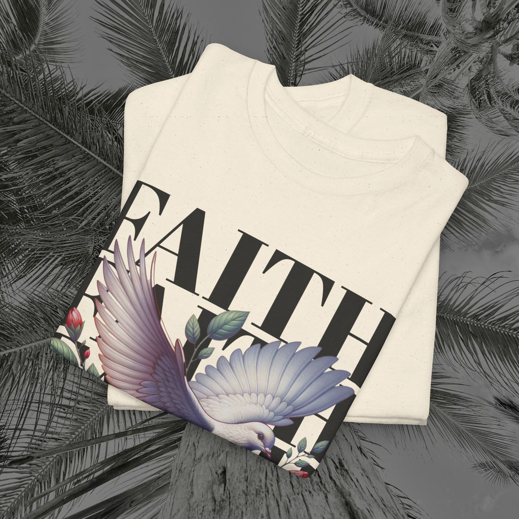 Wings of Grace - (UNISEX) Heavy Cotton Tee - Aliento De Vida