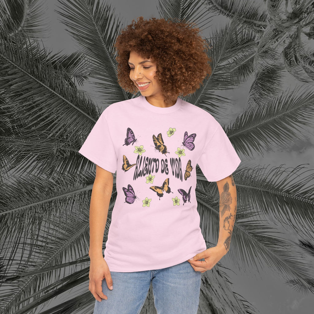 Butterfly Effect - (UNISEX) Heavy Cotton T-Shirt - Aliento De Vida