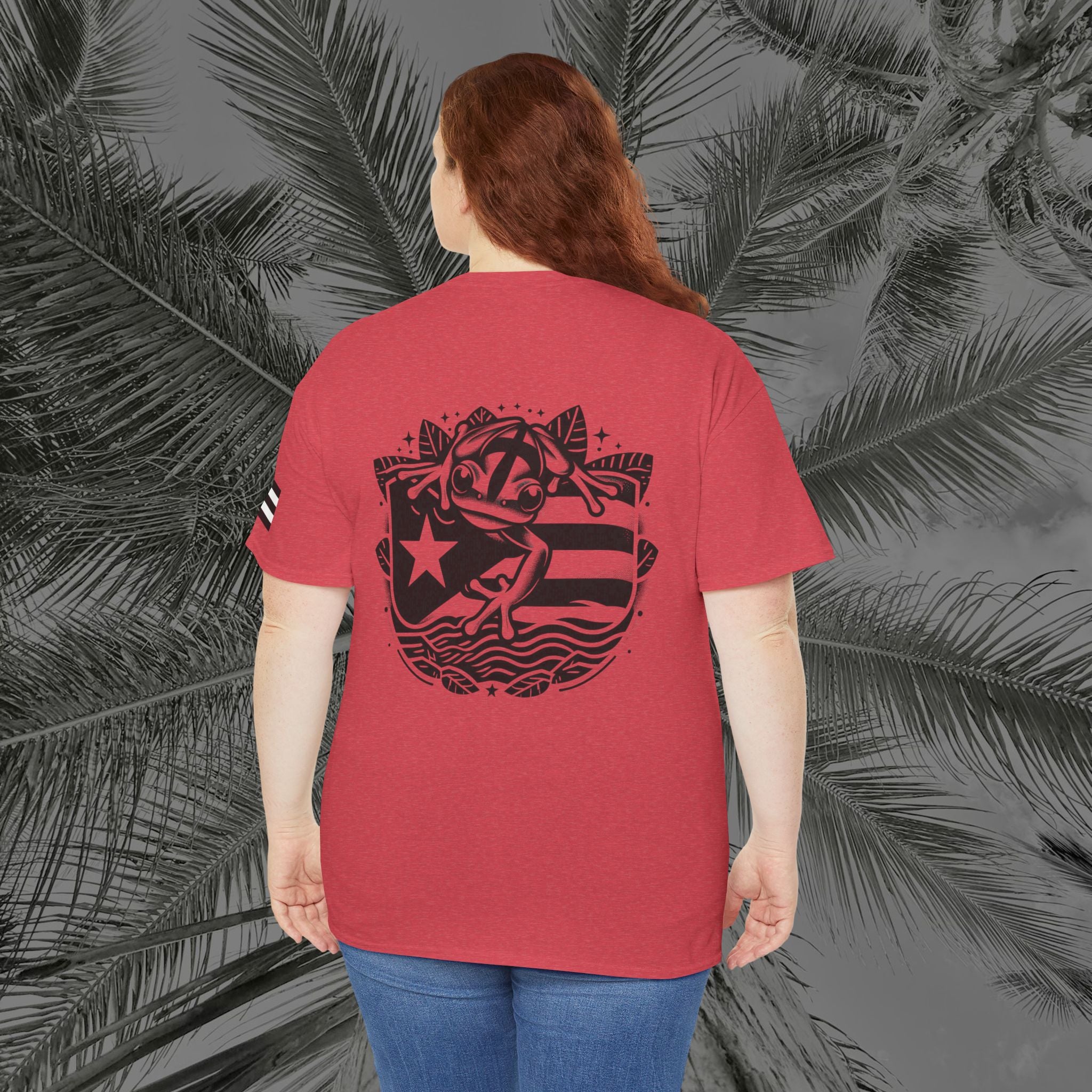 Frog Of The Island - PR COLLECTION - (UNISEX) Heavy Cotton Tee - Aliento De Vida