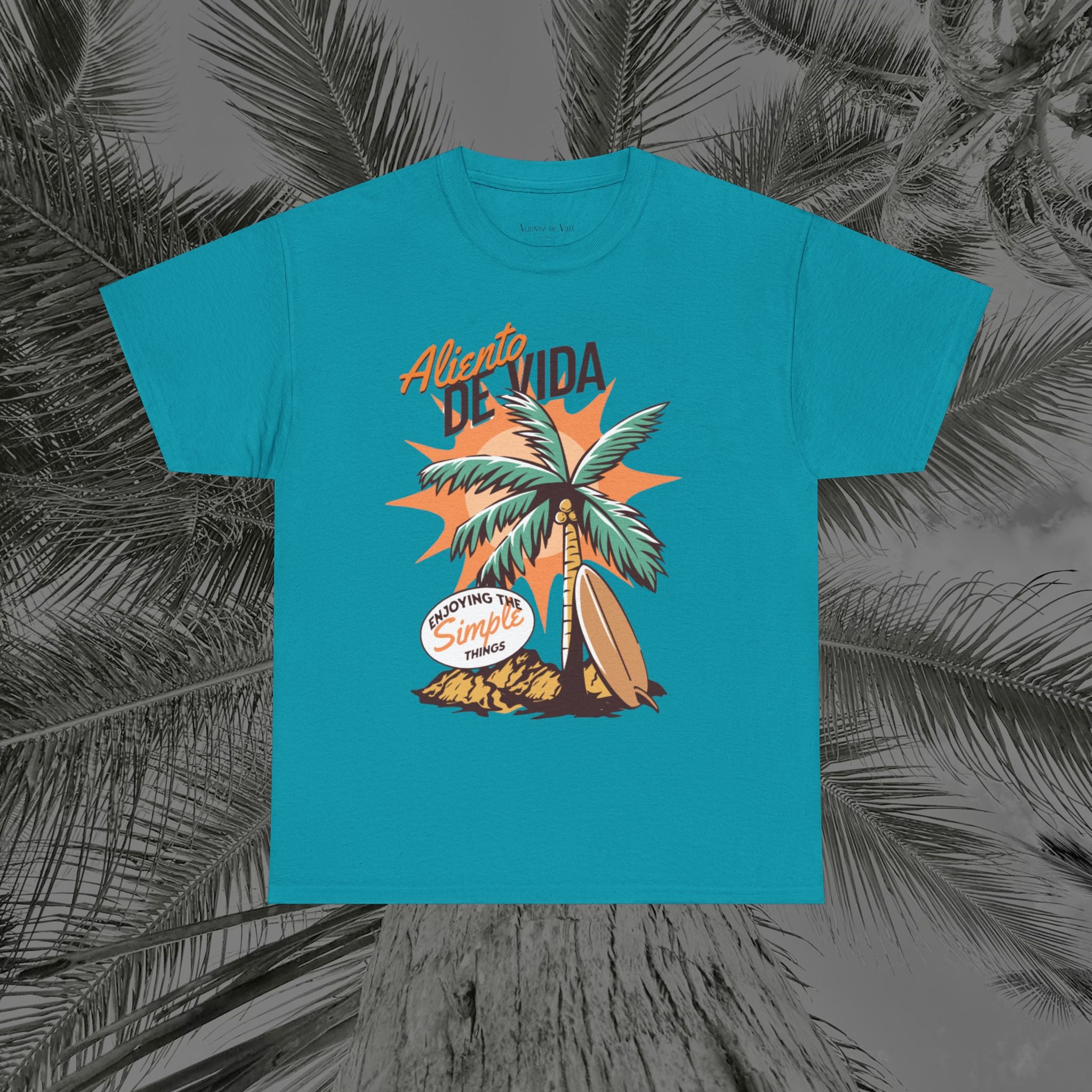 Pure Palm - (UNISEX) Heavy Cotton Tee - Aliento De Vida