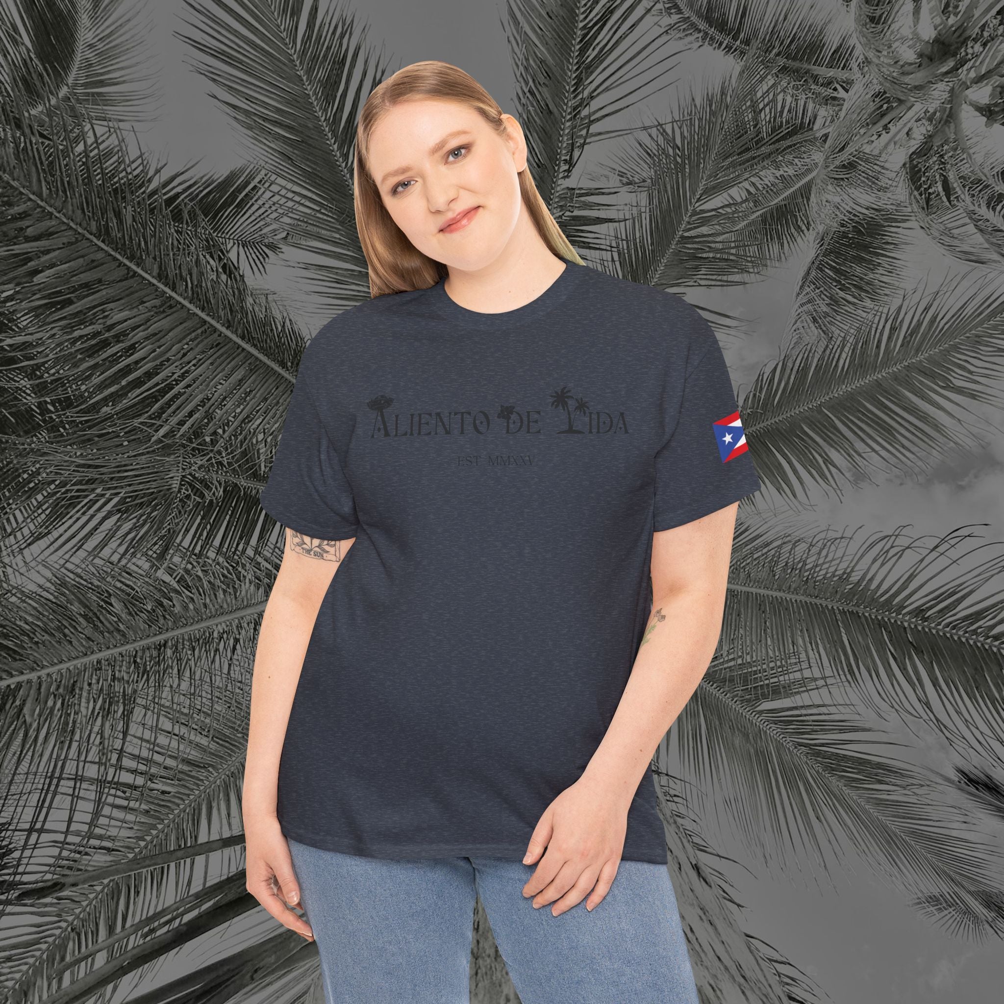 WE ARE PUERTO RICAN - PR COLLECTION - (UNISEX) Heavy Cotton Tee - Aliento De Vida