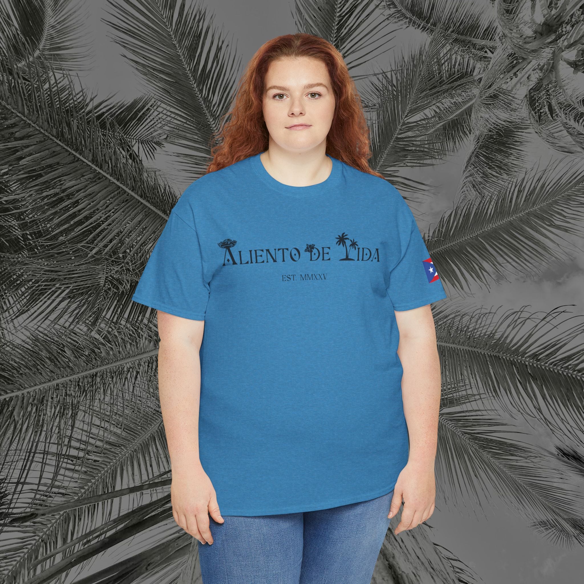 WE ARE PUERTO RICAN - PR COLLECTION - (UNISEX) Heavy Cotton Tee - Aliento De Vida