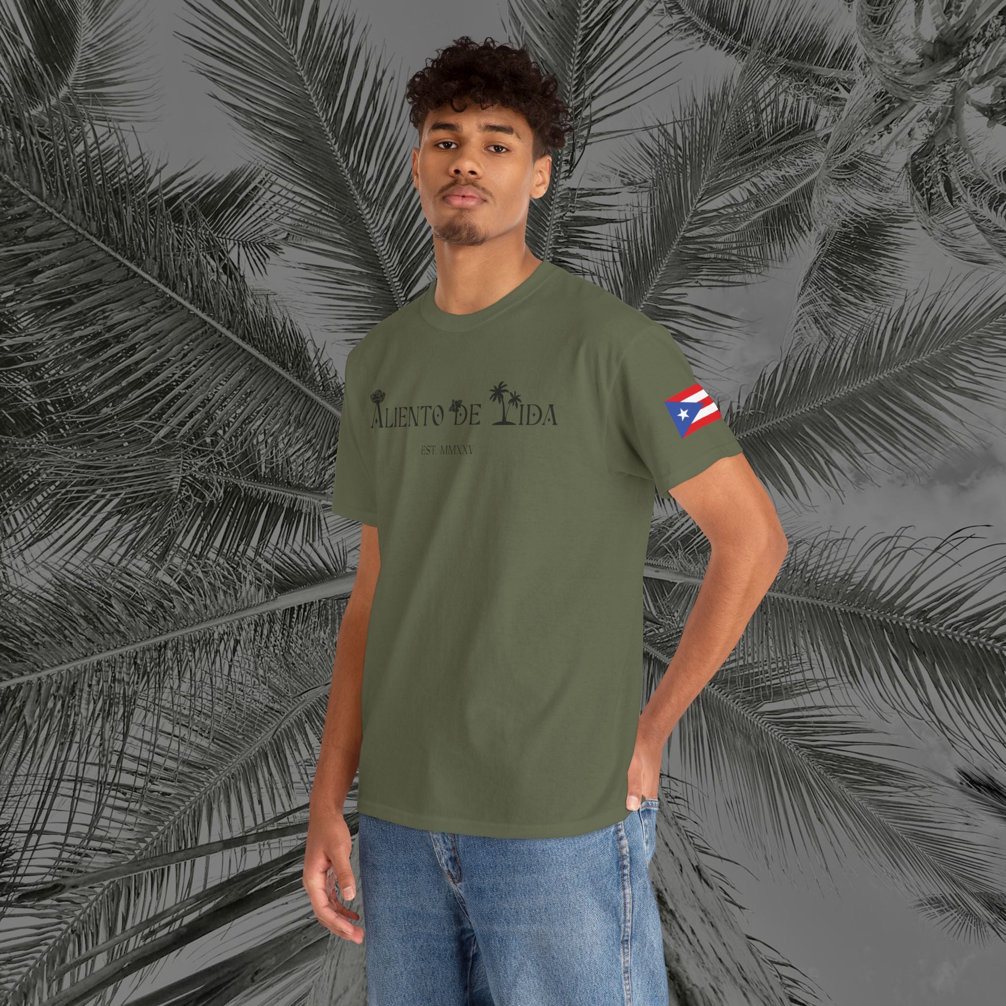 WE ARE PUERTO RICAN - PR COLLECTION - (UNISEX) Heavy Cotton Tee - Aliento De Vida