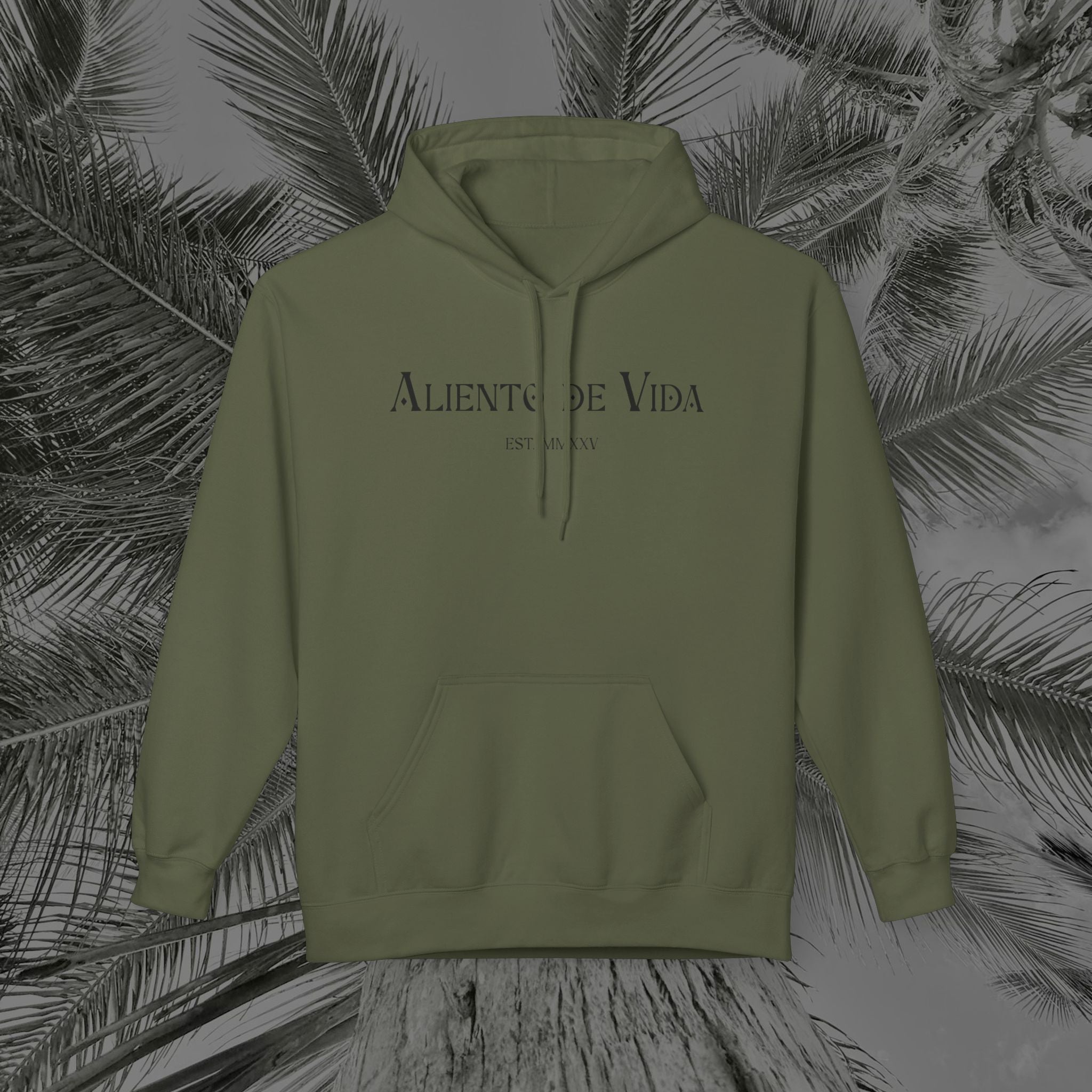 Wings of Grace - (UNISEX) Midweight Fleece Hoodie- Aliento De Vida