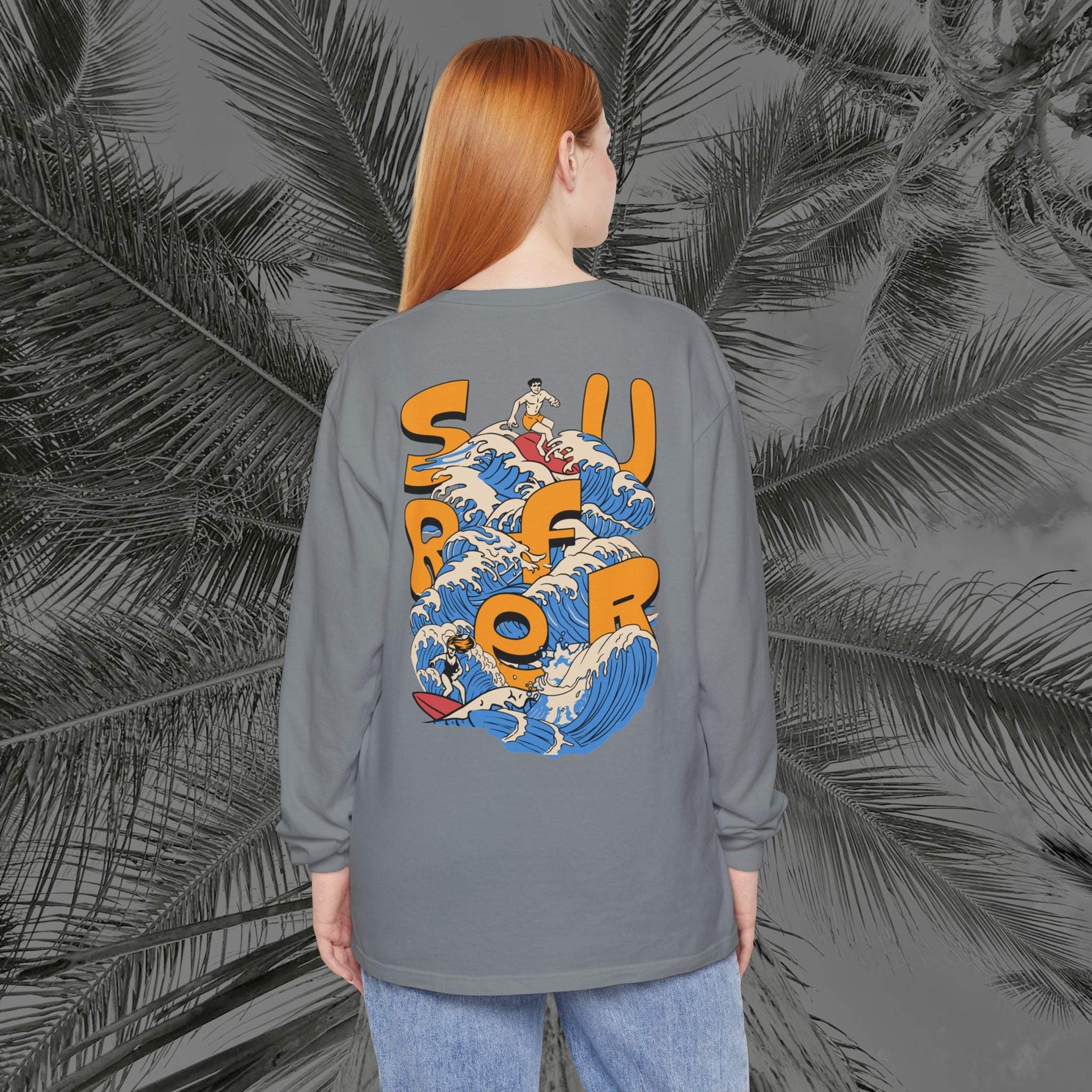 Ocean Motion - (UNISEX) Long Sleeve T-Shirt - Aliento de Vida
