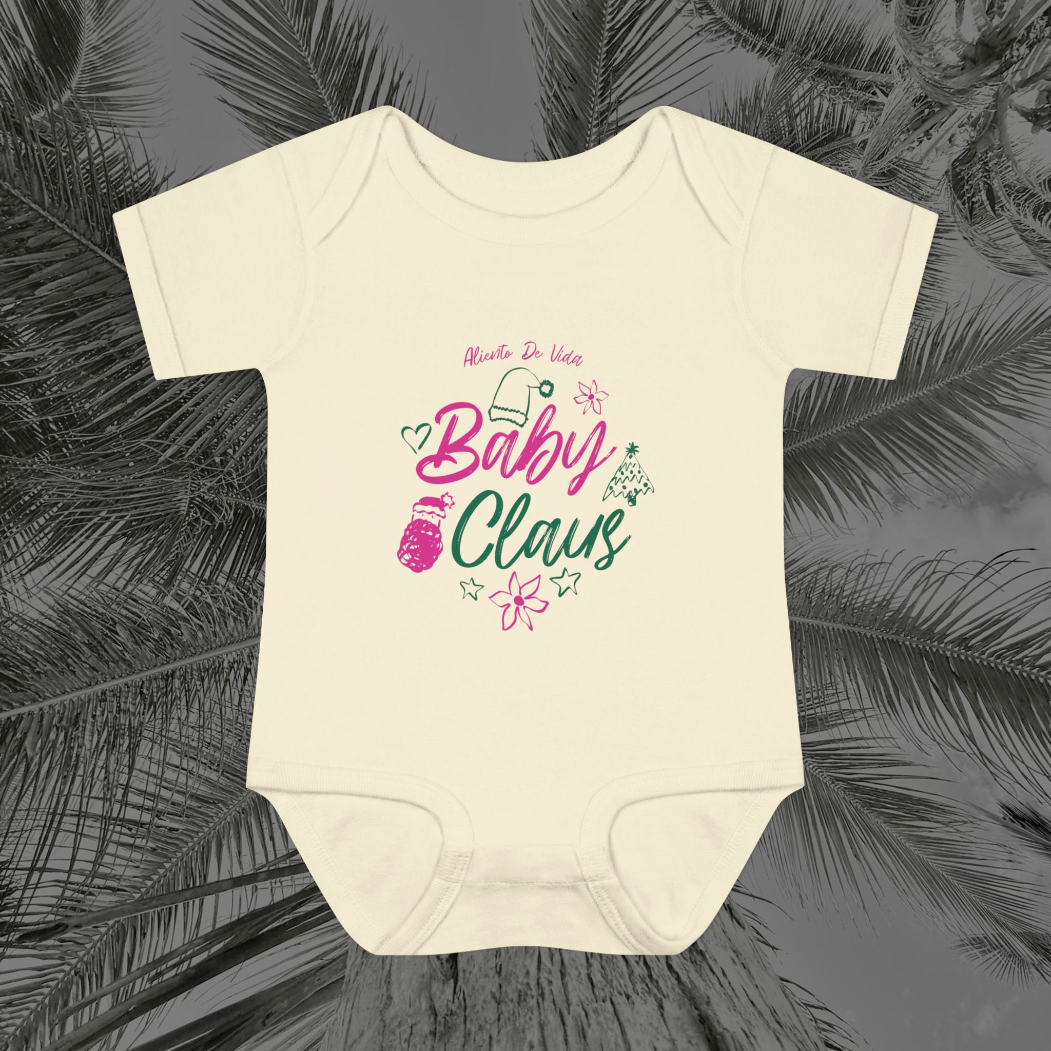 Baby Claus Magic - (Girls) Baby Bodysuit / Infant Onesie - Aliento De vida