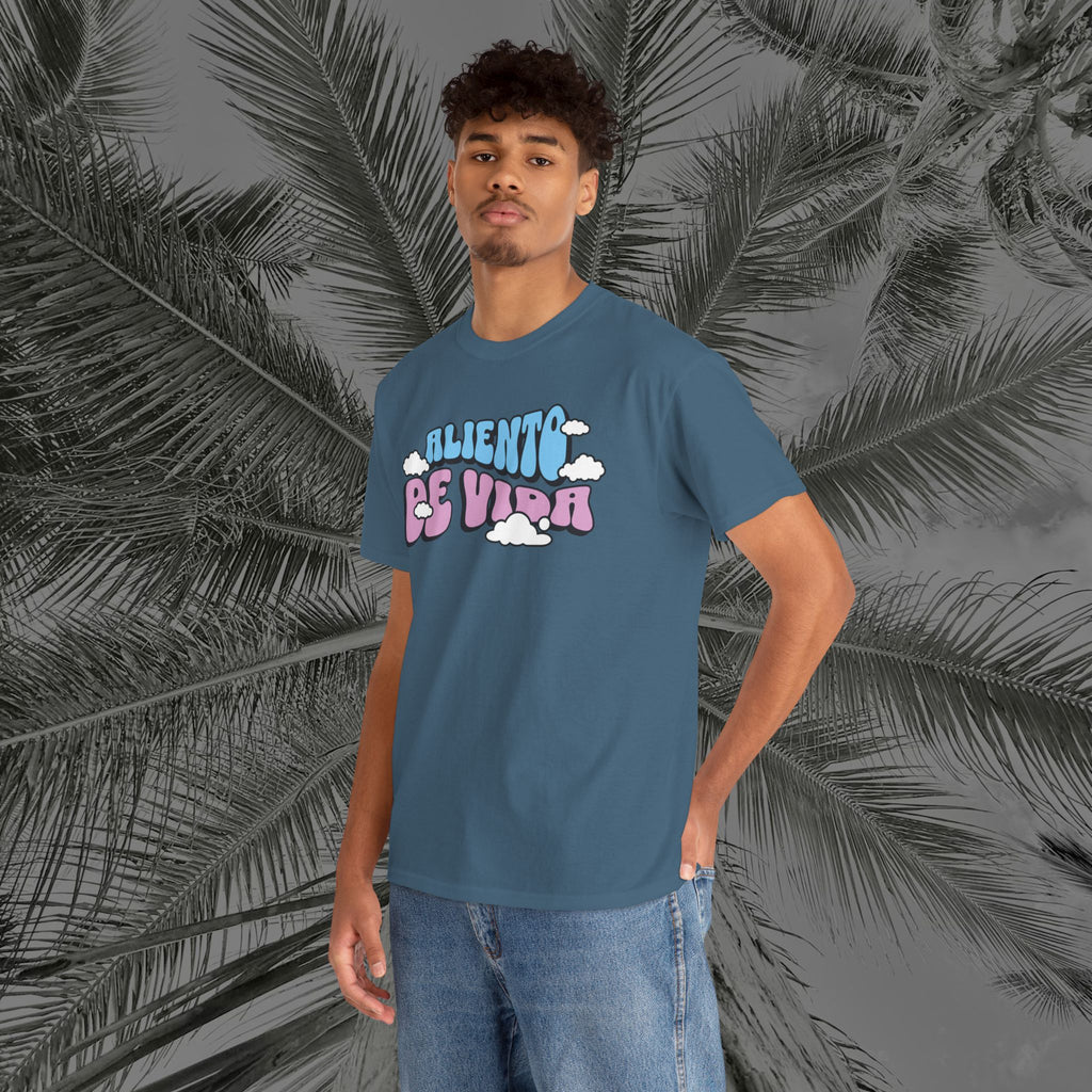 Clouds #3 - (UNISEX) Heavy Cotton T-Shirt - Aliento De Vida