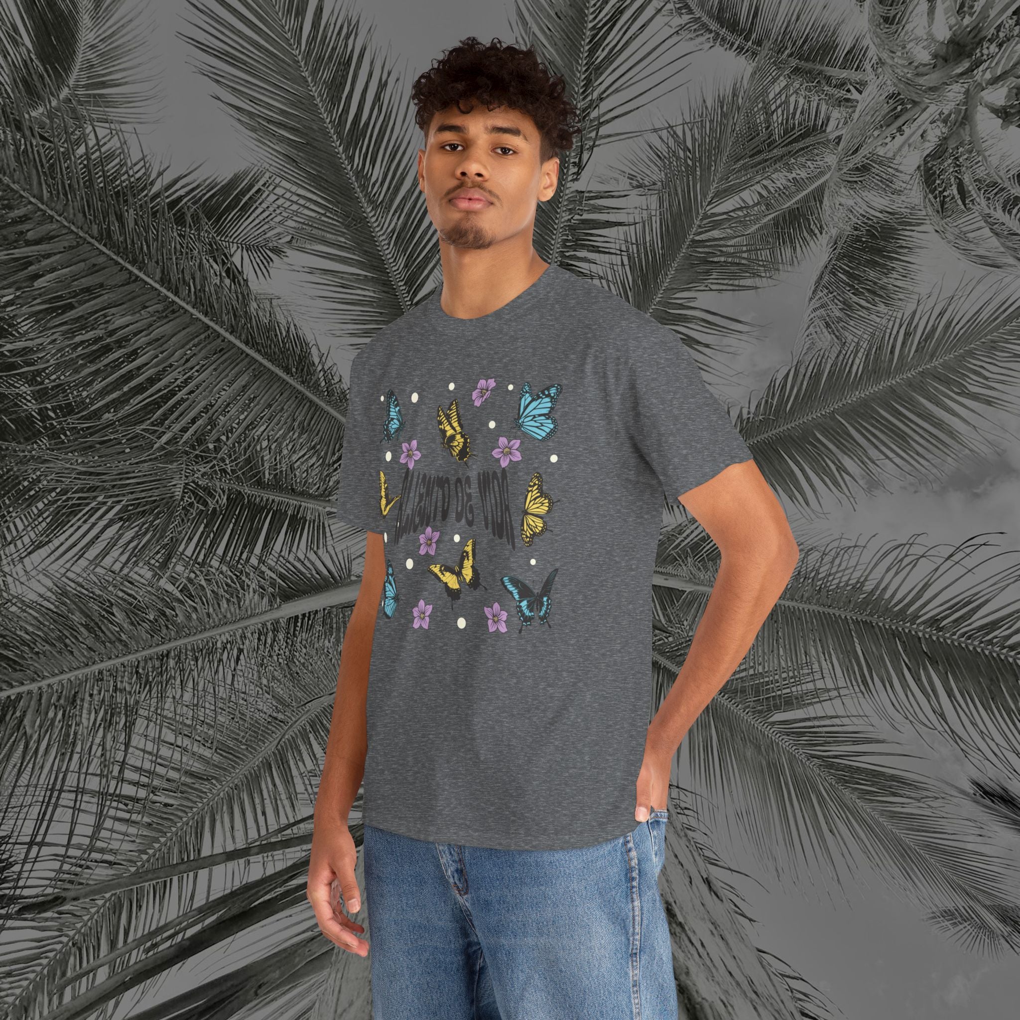 Butterfly Effect #2 - (UNISEX) Heavy Cotton T-Shirt - Aliento De Vida