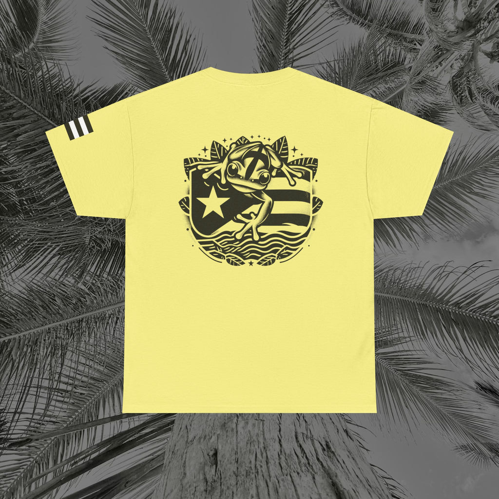 Frog Of The Island - PR COLLECTION - (UNISEX) Heavy Cotton Tee - Aliento De Vida