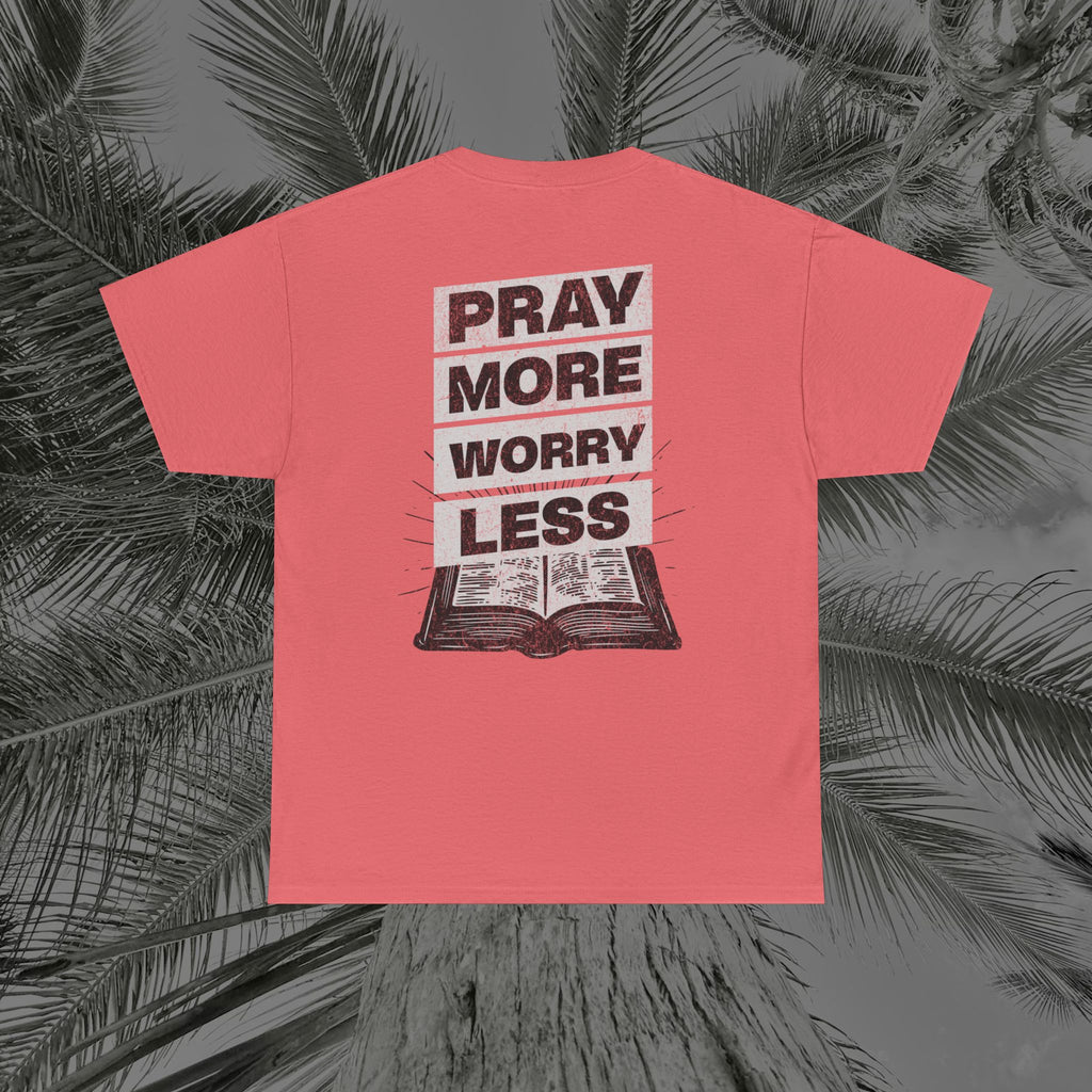 Peace Through Prayer - (UNISEX) Heavy Cotton Tee - Aliento De Vida