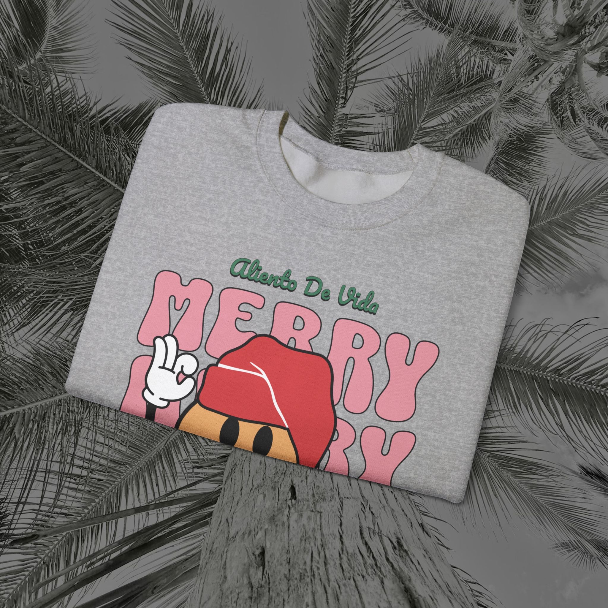 Happy Holidays - Cozy Crewneck Sweatshirt - Aliento De Vida