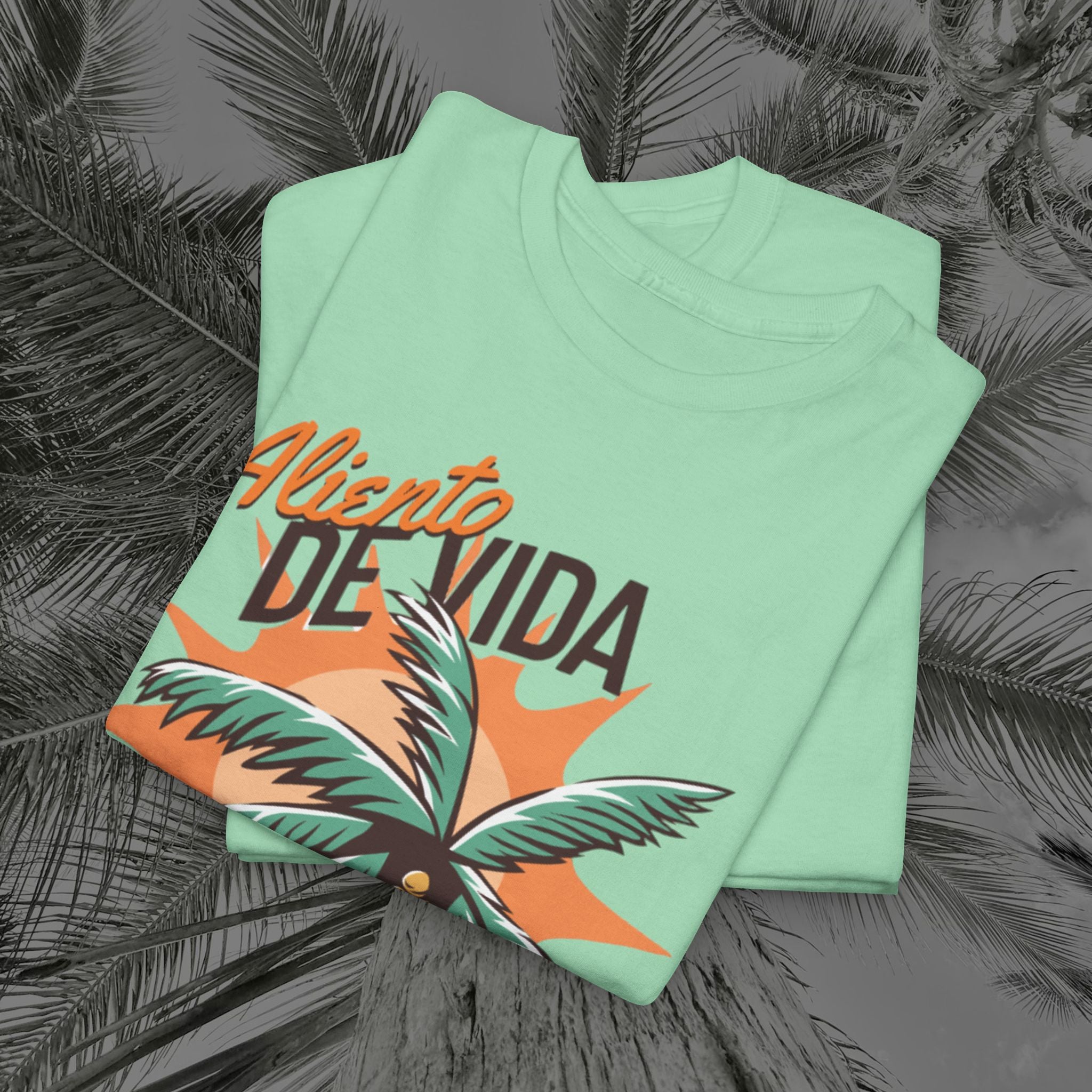 Pure Palm - (UNISEX) Heavy Cotton Tee - Aliento De Vida