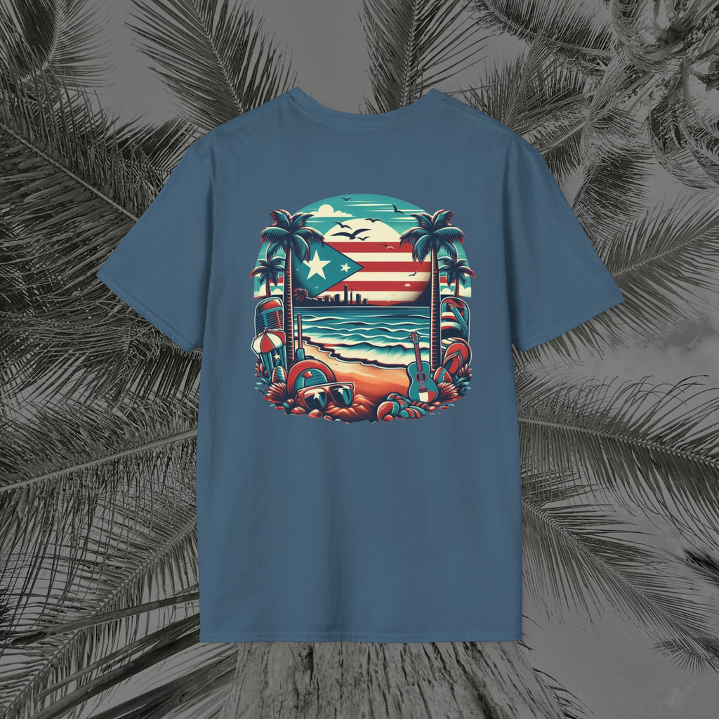 A Slice of Paradise - PR COLLECTION - (UNISEX) Soft style T-Shirt - Aliento De Vida