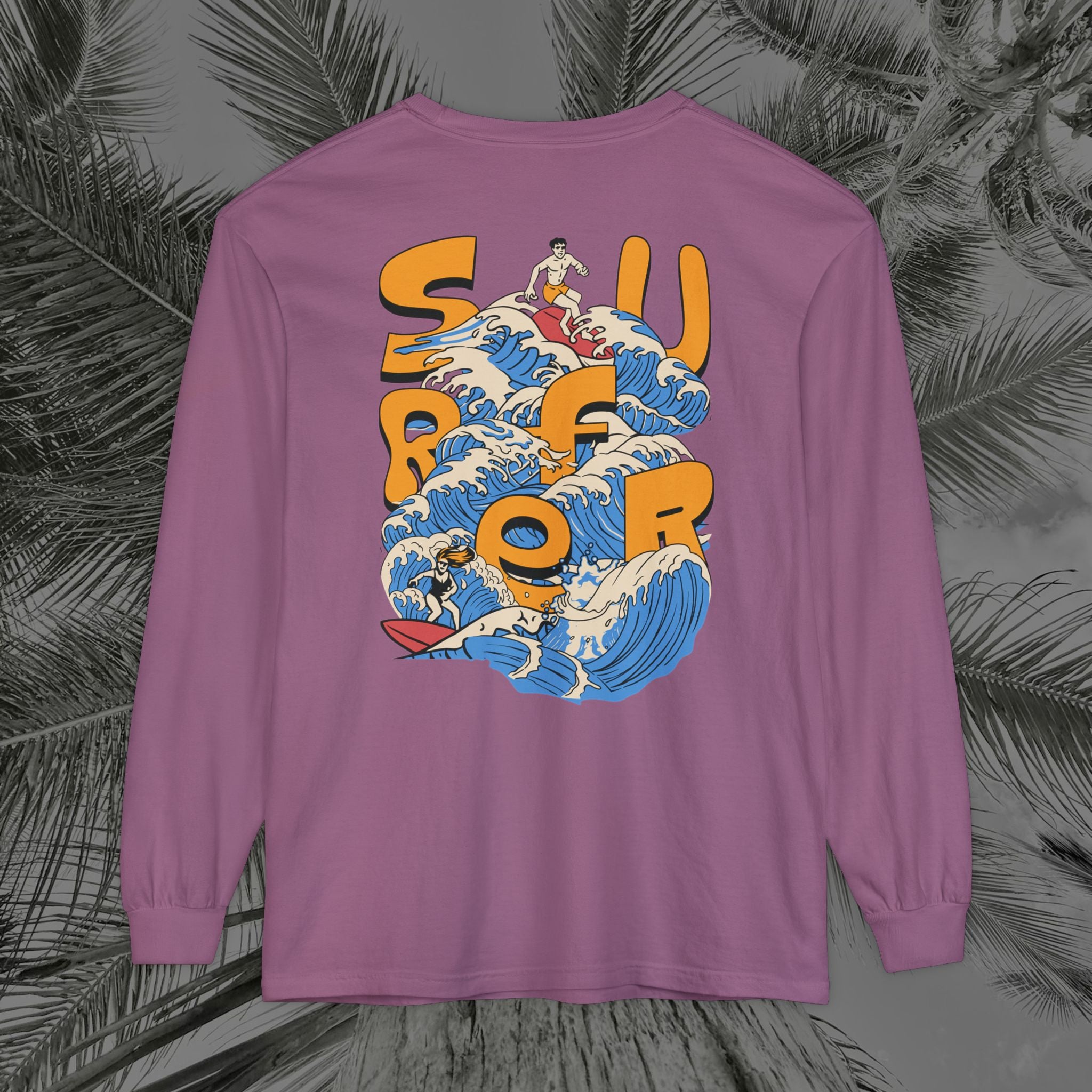 Ocean Motion - (UNISEX) Long Sleeve T-Shirt - Aliento de Vida