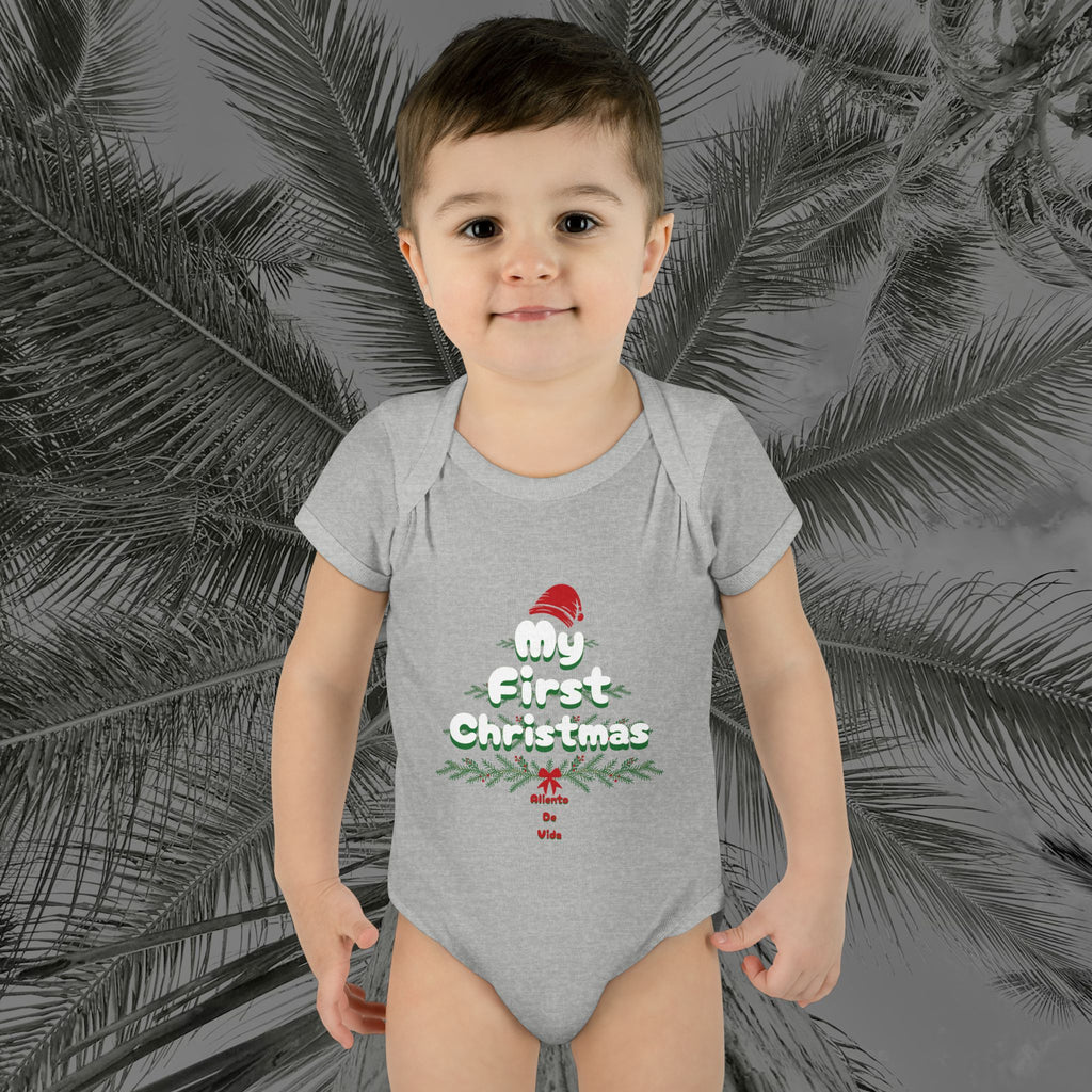 Tiny Claus in Training - (UNISEX) Baby Bodysuit / Infant Onesie - Aliento De Vida