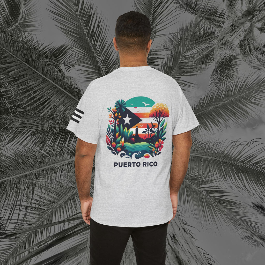 Isla Vibrante - PR COLLECTION - (UNISEX) Heavy Cotton Tee - Aliento De Vida