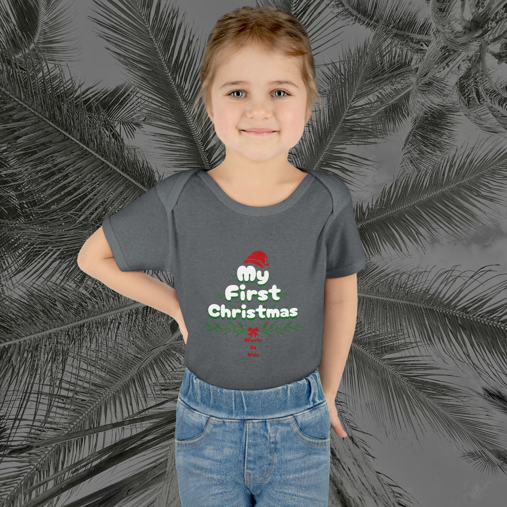 Tiny Claus in Training - (UNISEX) Baby Bodysuit / Infant Onesie - Aliento De Vida