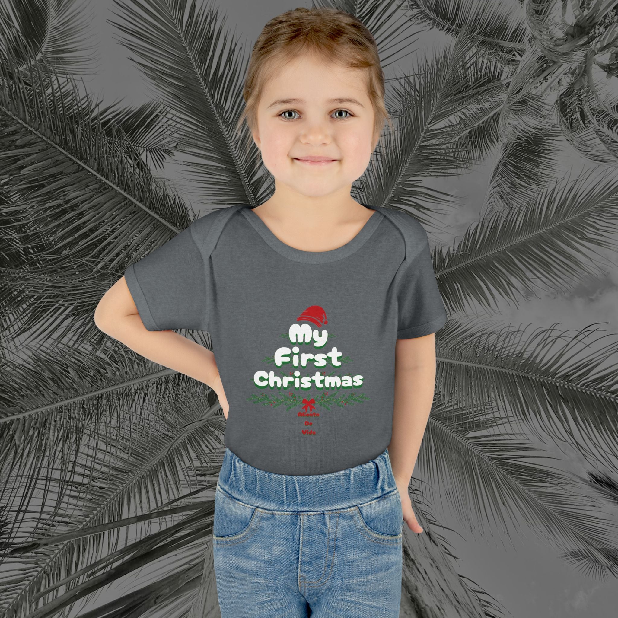 Tiny Claus in Training - (UNISEX) Baby Bodysuit / Infant Onesie - Aliento De Vida