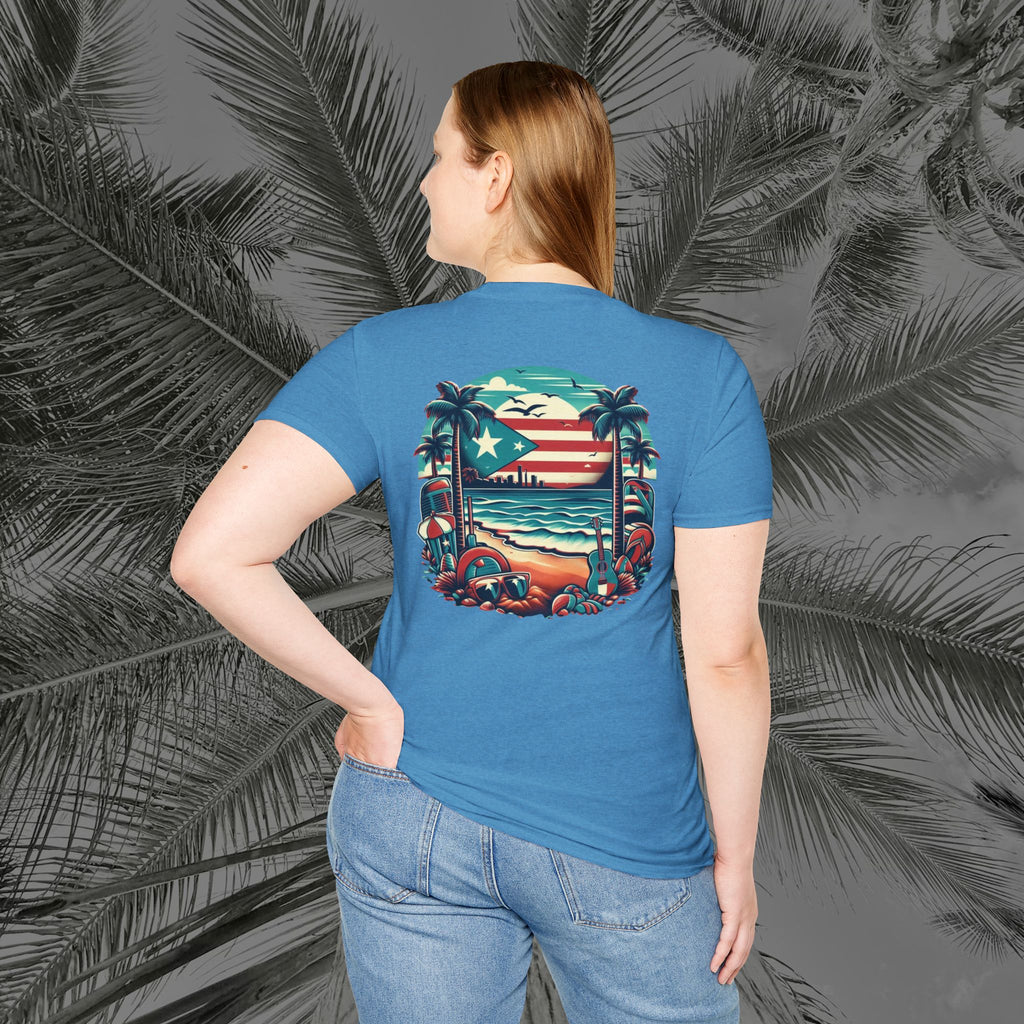 A Slice of Paradise - PR COLLECTION - (UNISEX) Soft style T-Shirt - Aliento De Vida