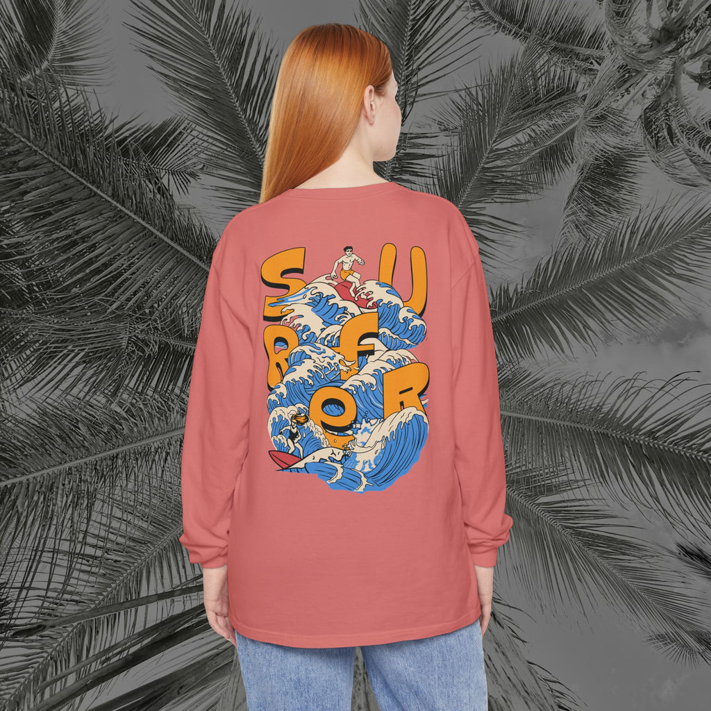 Ocean Motion - (UNISEX) Long Sleeve T-Shirt - Aliento de Vida