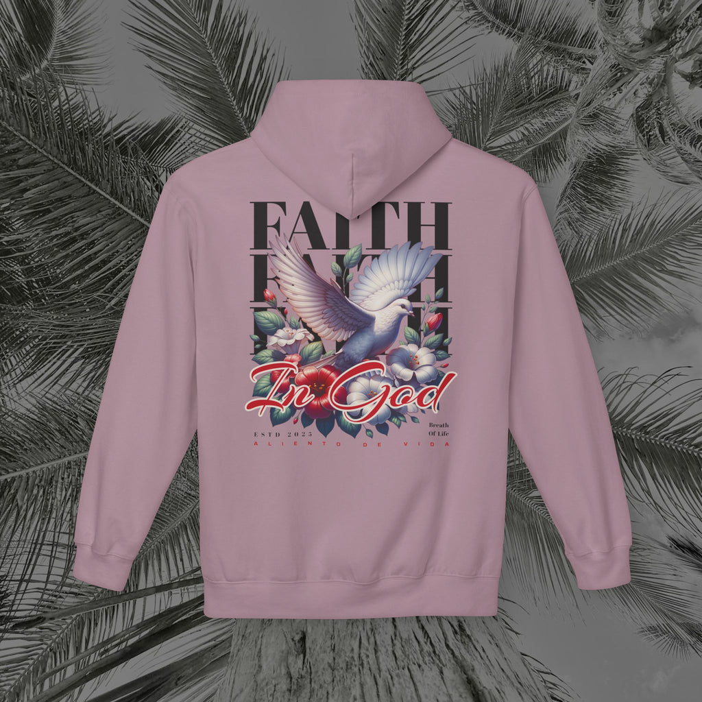 Wings of Grace - (UNISEX) Midweight Fleece Hoodie- Aliento De Vida