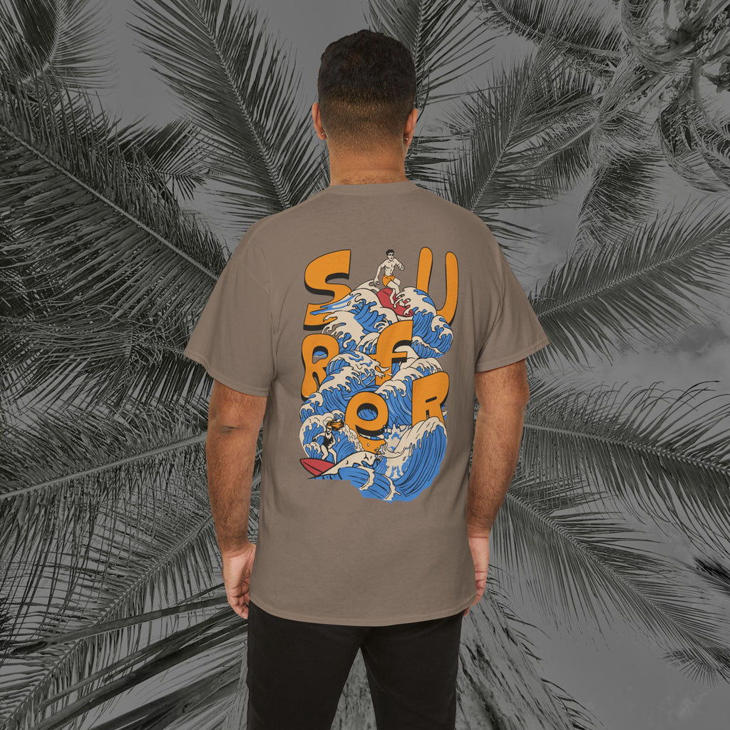 Ocean Motion - (UNISEX) Heavy Cotton Tee - Aliento De Vida