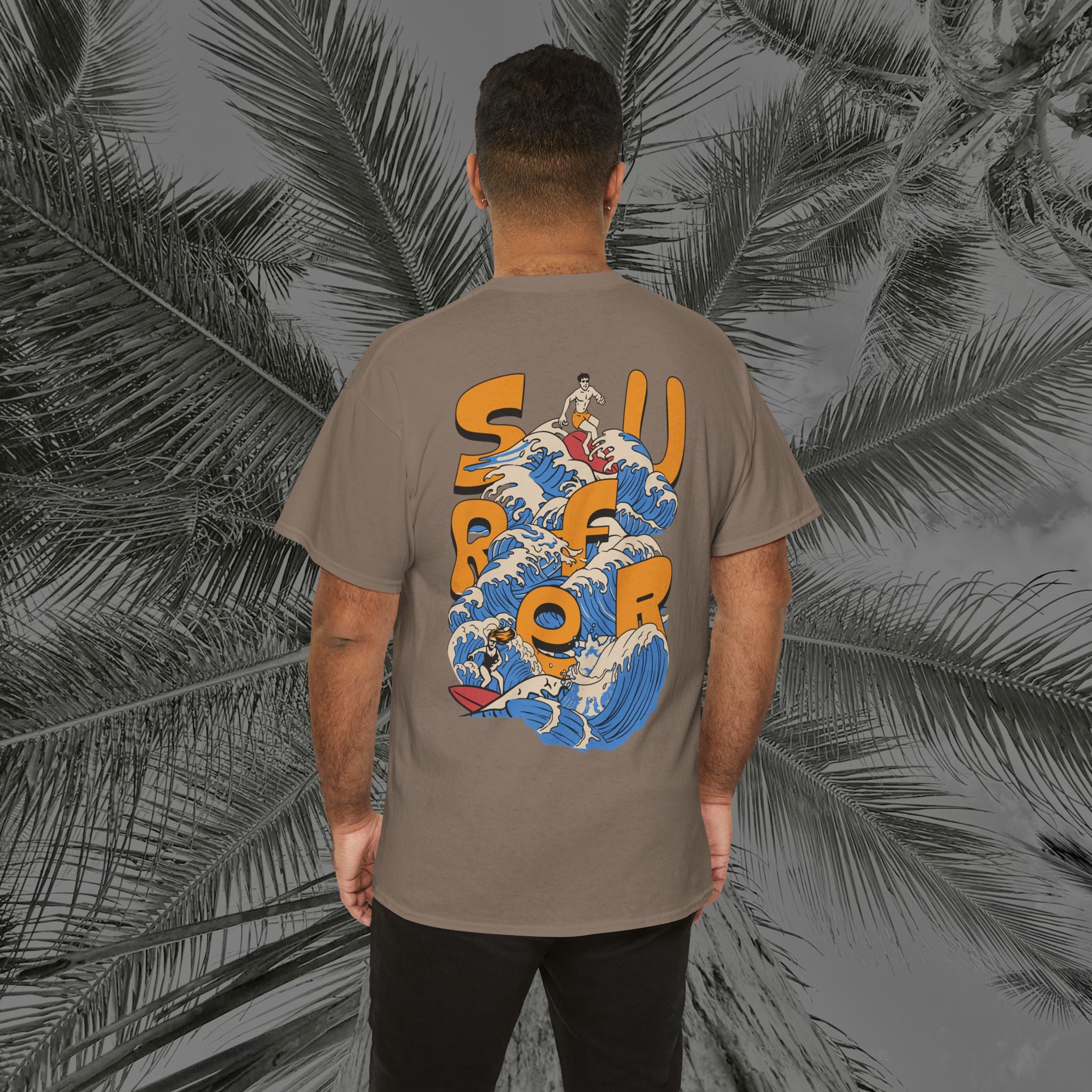 Ocean Motion - (UNISEX) Heavy Cotton Tee - Aliento De Vida