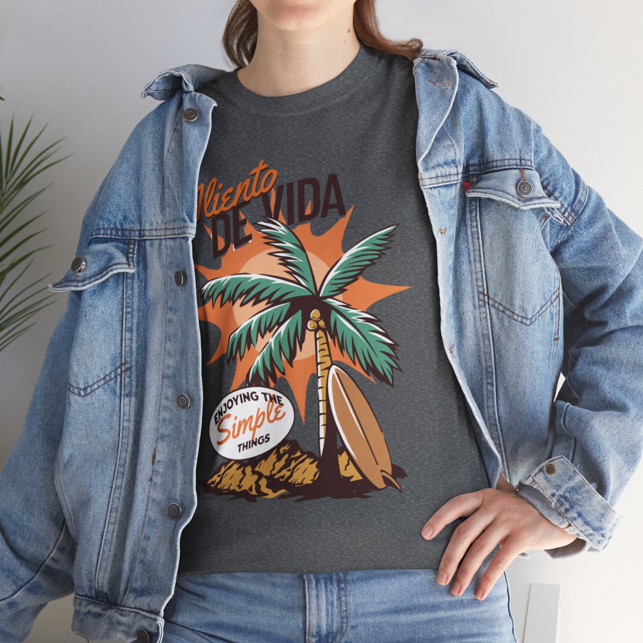 Pure Palm - (UNISEX) Heavy Cotton Tee - Aliento De Vida