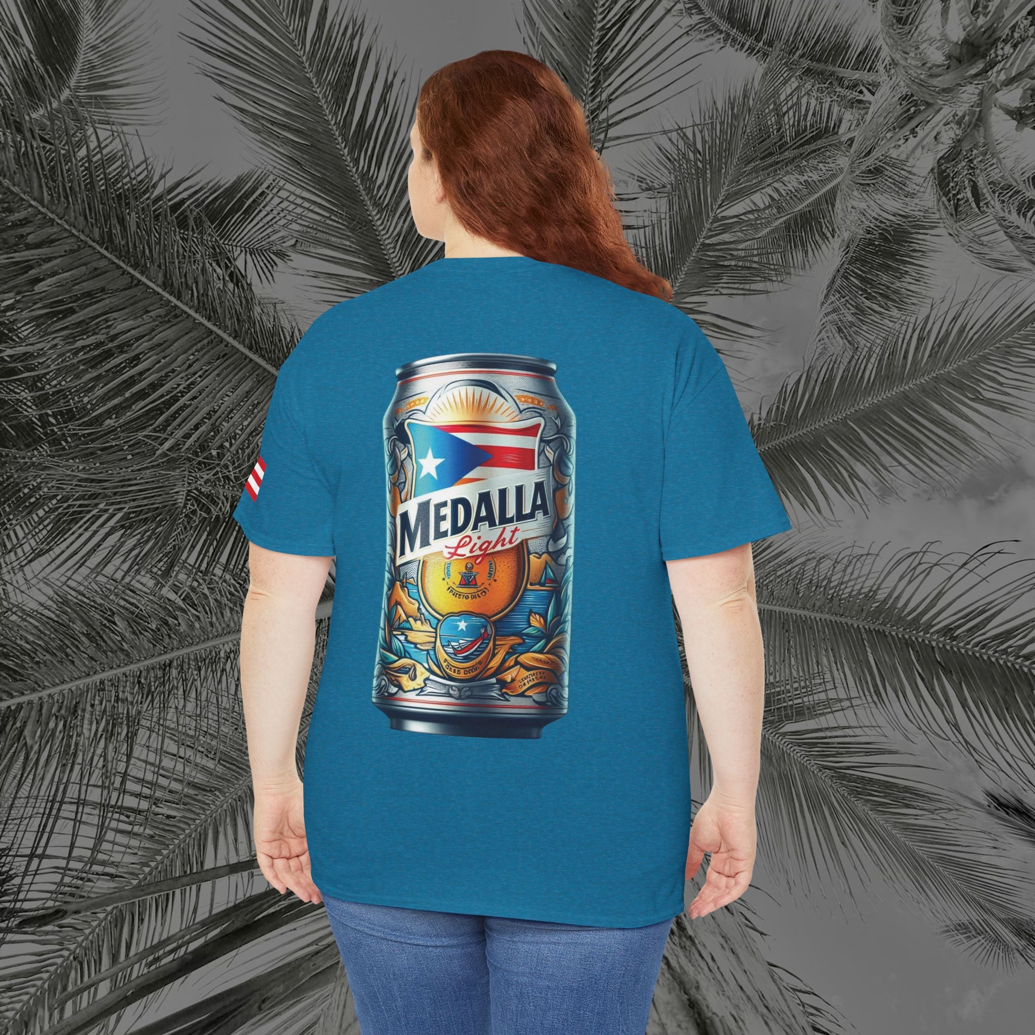 Crack Open A Unique Medalla - PR COLLECTION - (UNISEX) Heavy Cotton Tee - Aliento De Vida