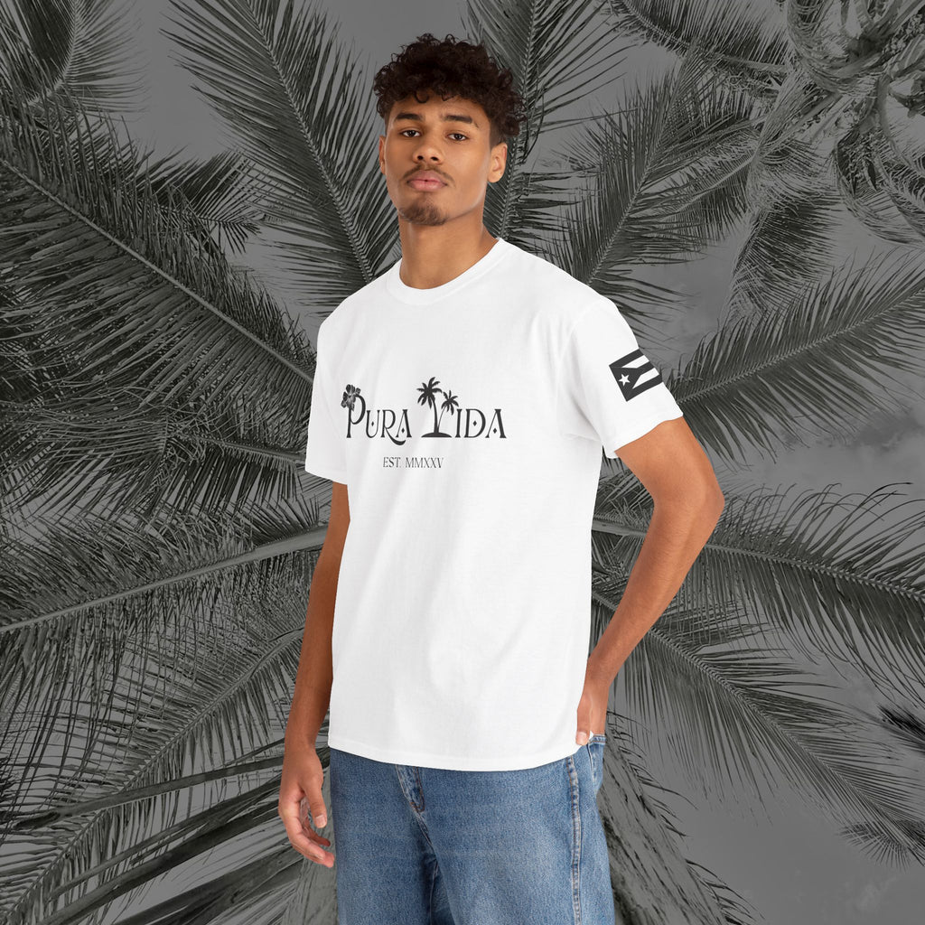 Isla Vibrante - PR COLLECTION - (UNISEX) Heavy Cotton Tee - Aliento De Vida