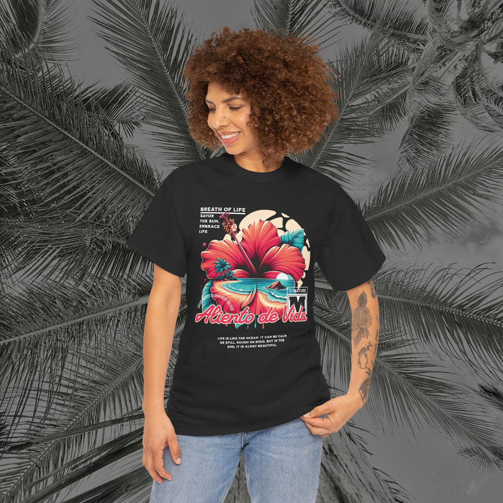 Breath Of Paradise - (UNISEX) Heavy Cotton T-Shirt - Aliento De Vida