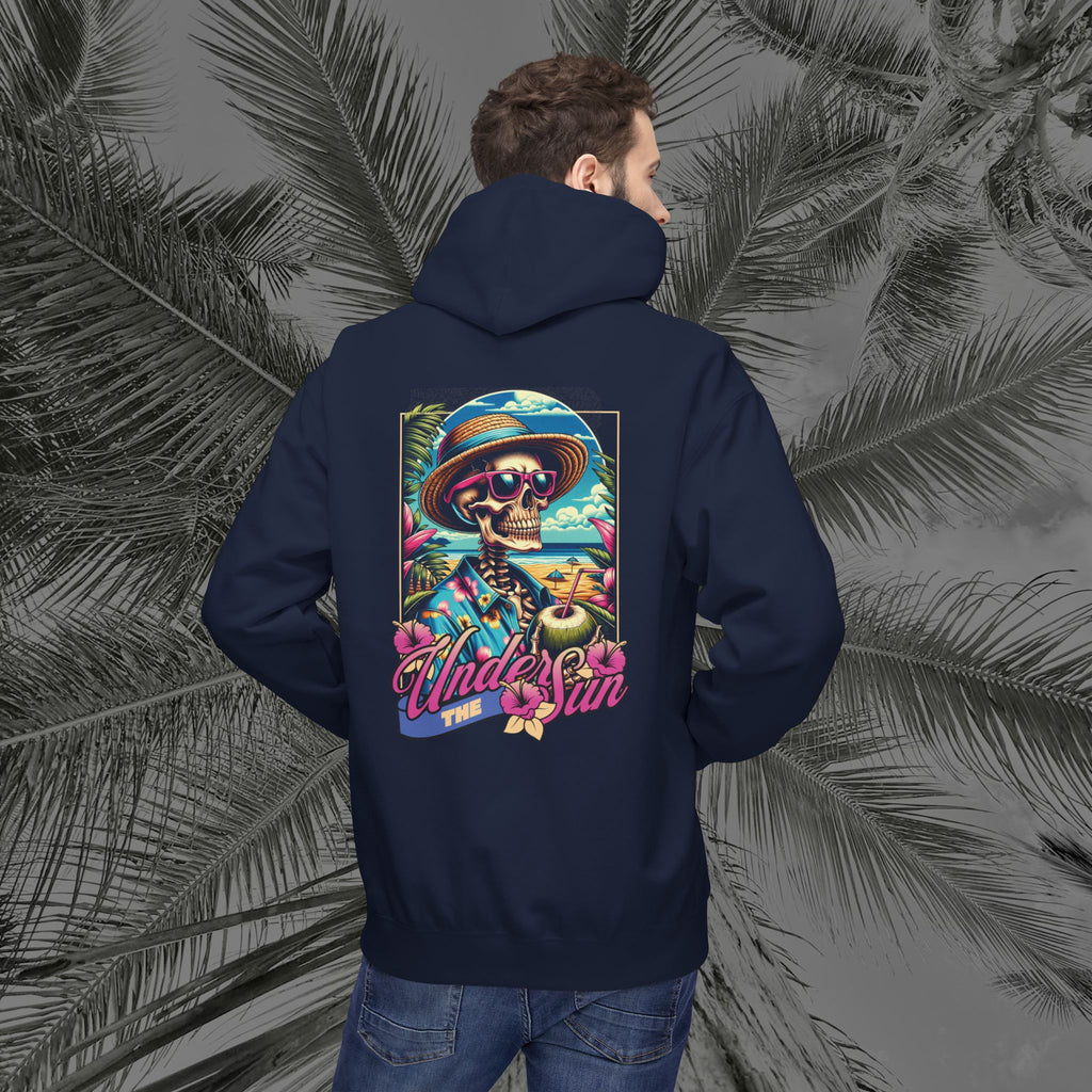 Resting Beach Face - (UNISEX) Midweight Fleece Hoodie - Aliento De Vida