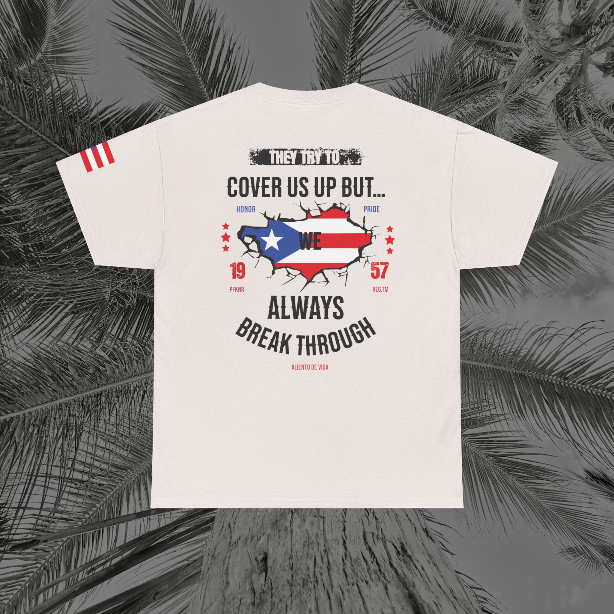 WE ARE PUERTO RICAN - PR COLLECTION - (UNISEX) Heavy Cotton Tee - Aliento De Vida